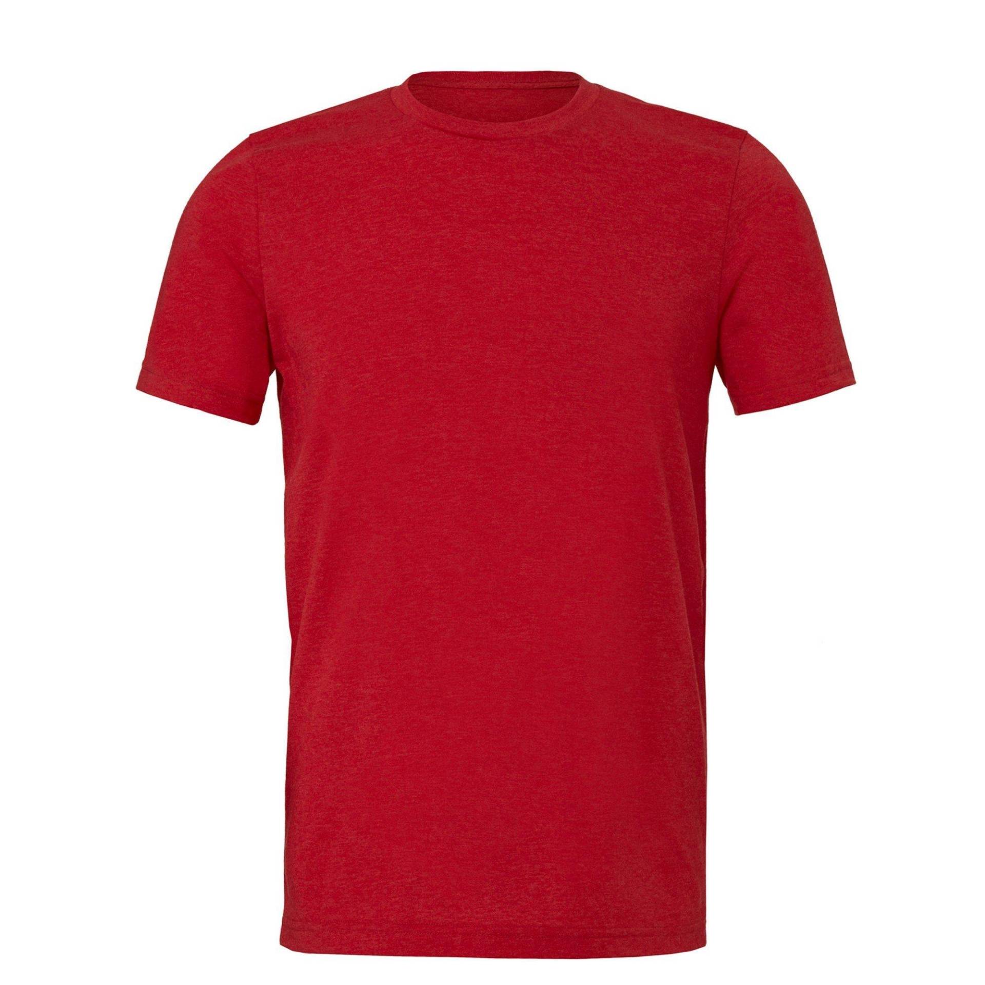 Canvas Triblend Kurzarm Tshirt Damen Rot Bunt XS von Bella + Canvas