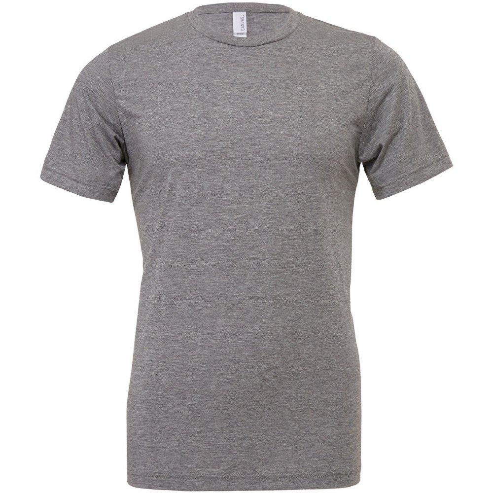 Canvas Triblend Tshirt Mit Rundhalsausschnitt Herren Platin grau M von Bella + Canvas