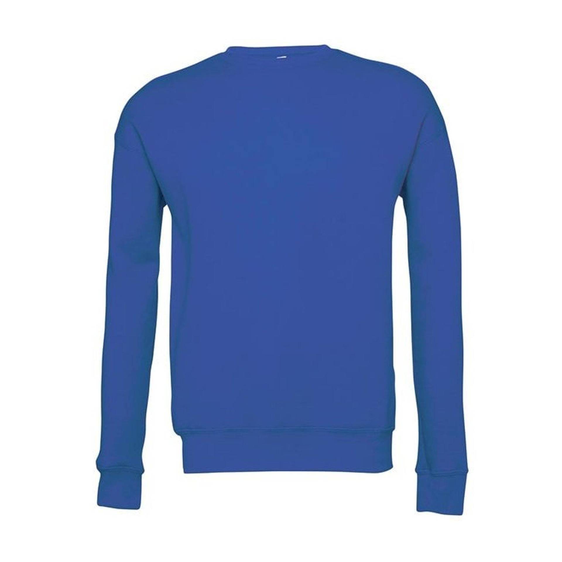 Classic Sweatshirt, Überschnittene Schulter Damen Königsblau M von Bella + Canvas