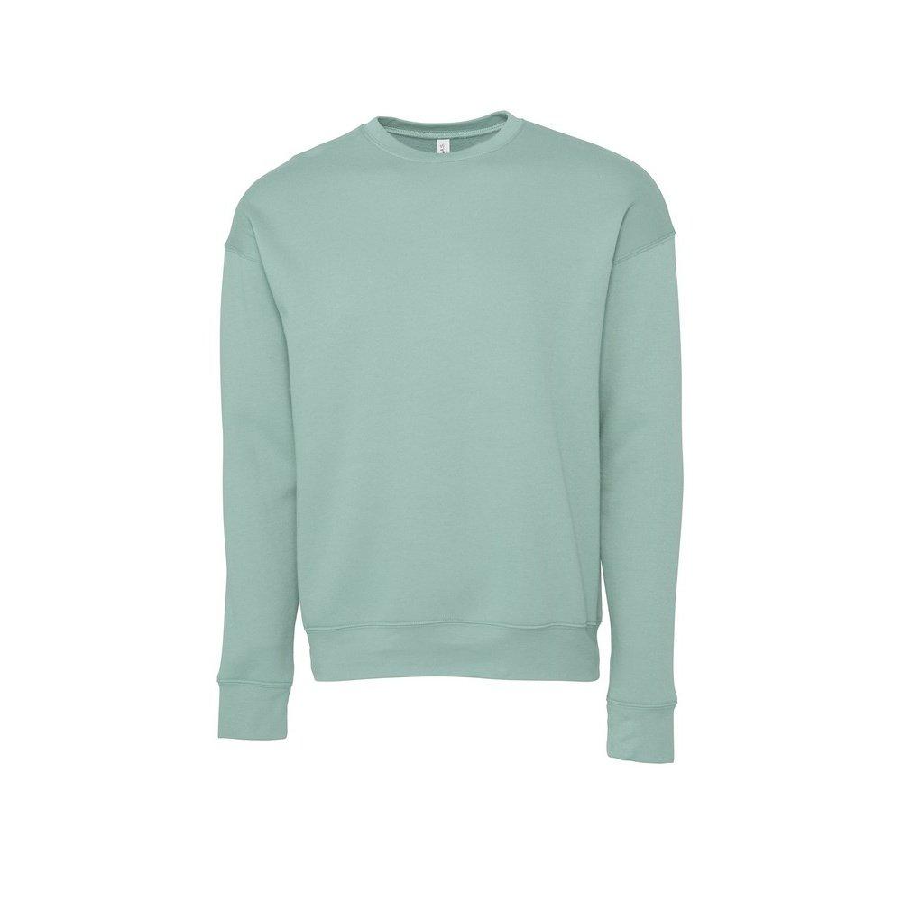 Classic Sweatshirt, Überschnittene Schulter Herren Blau M von Bella + Canvas