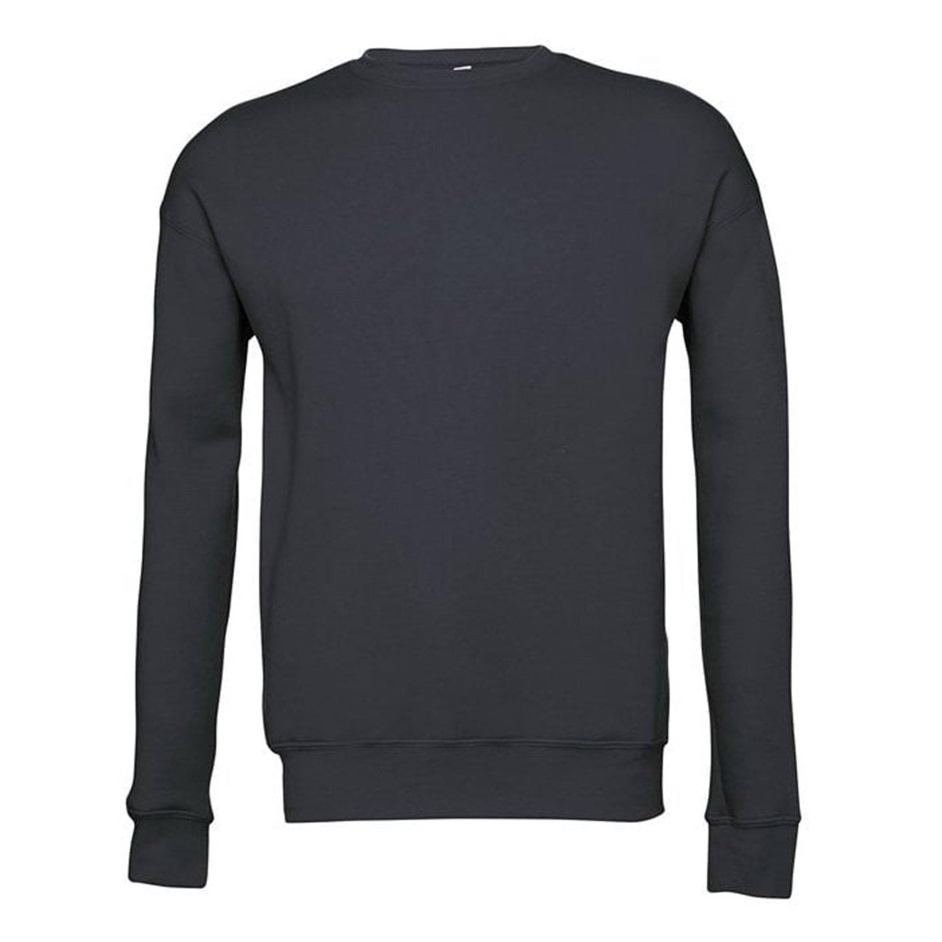 Classic Sweatshirt, Überschnittene Schulter Herren Marine XL von Bella + Canvas