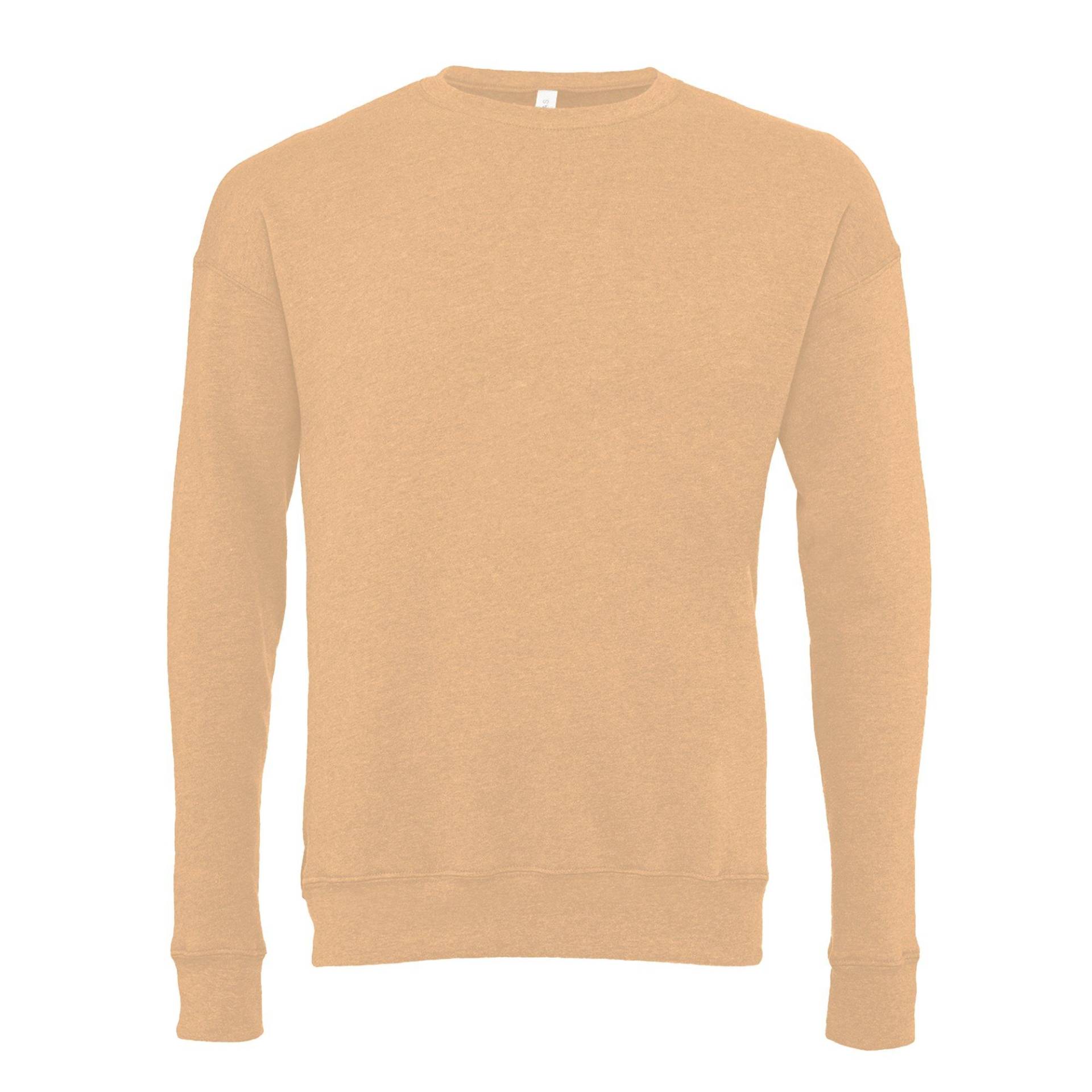 Erwachsene Drop Schulter Sweatshirt Damen Sand L von Bella + Canvas