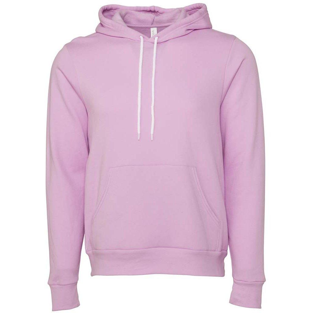 Erwachsene Kapuzenpullover Damen Flieder XS von Bella + Canvas