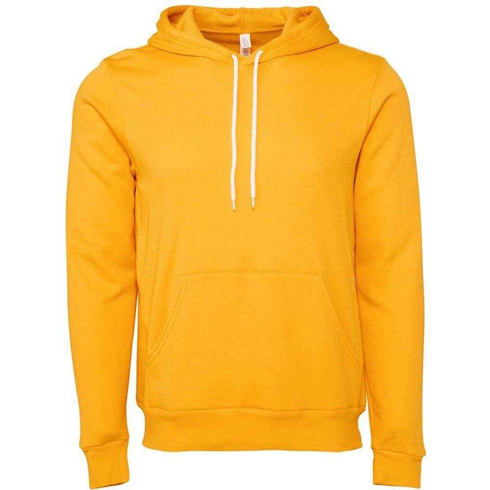 Erwachsene Kapuzenpullover Damen Gold L von Bella + Canvas