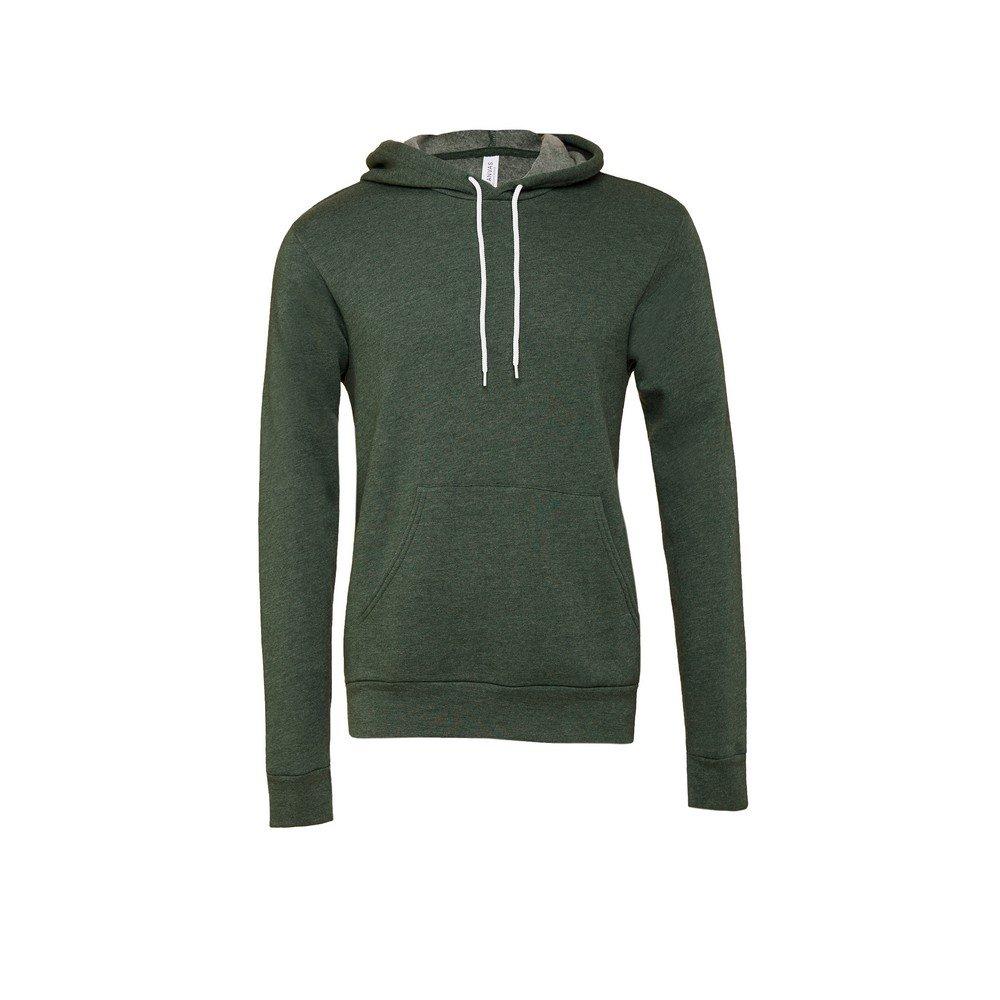 Erwachsene Kapuzenpullover Damen Waldgrün XL von Bella + Canvas