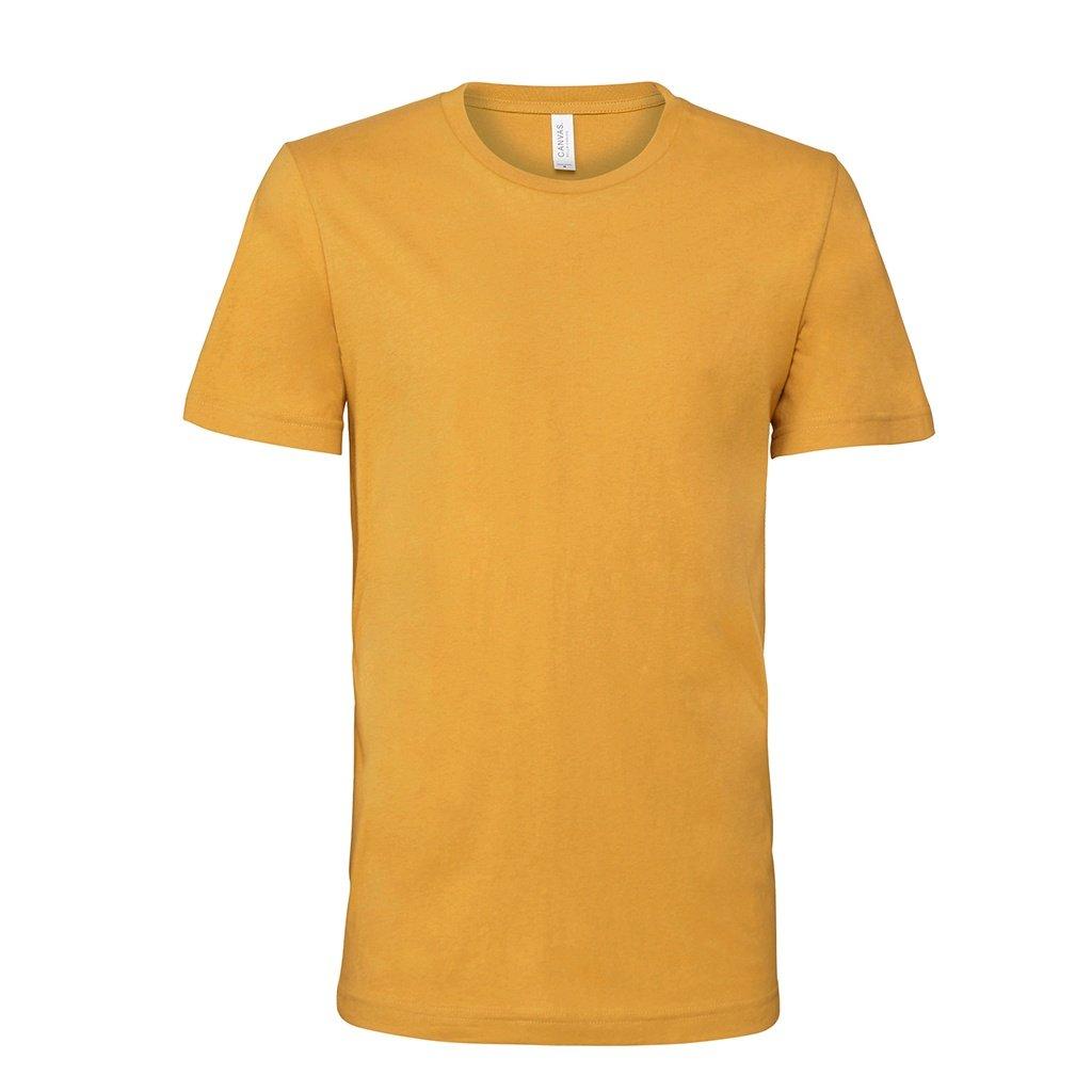 Erwachsene Rundhalsausschnitt Tshirt Damen Senfgelb L von Bella + Canvas