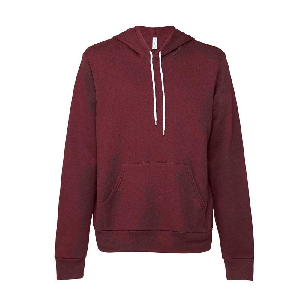 Hoodie Zum Überziehen Damen Bordeaux XS von Bella + Canvas