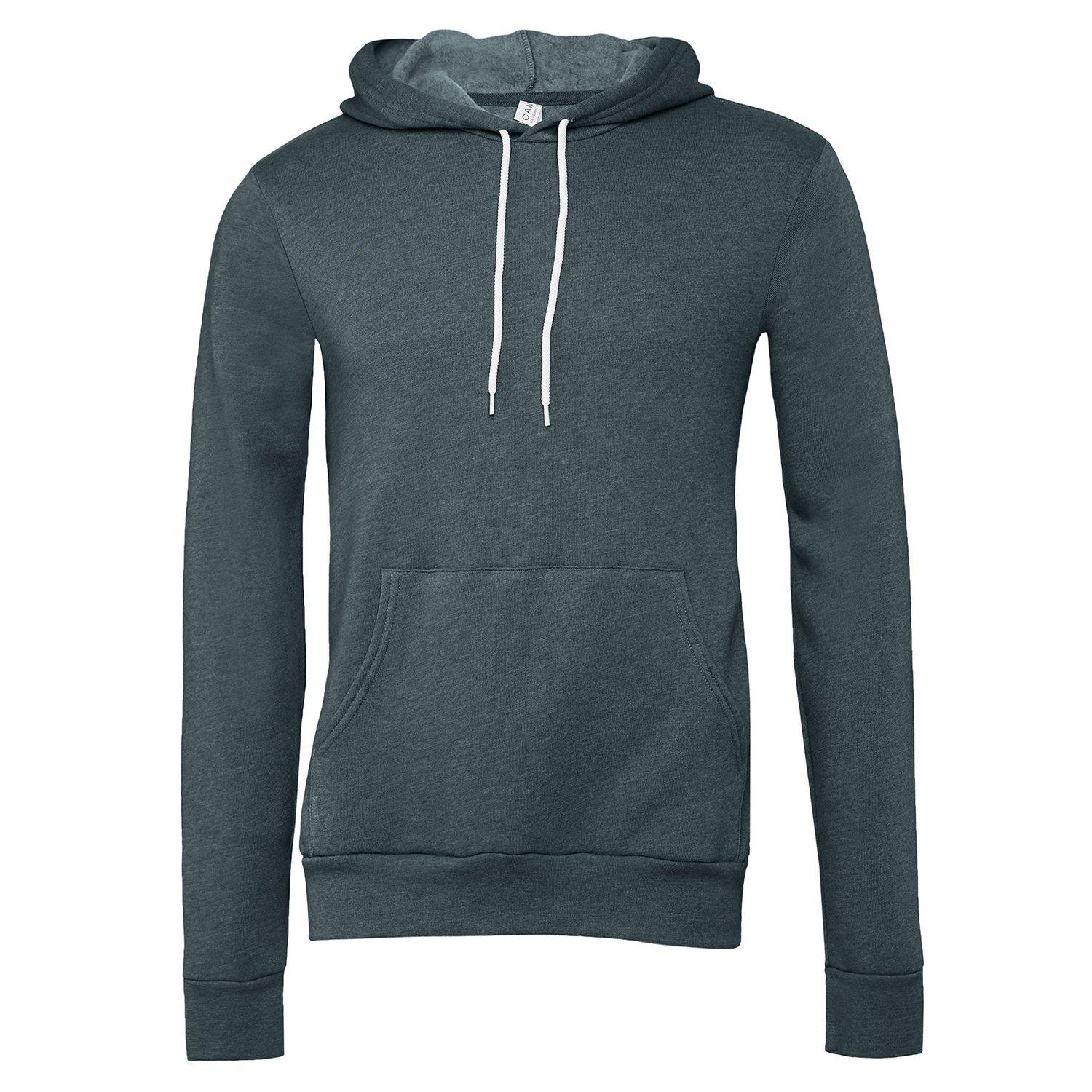 Hoodie Zum Überziehen Damen Taubengrau S von Bella + Canvas