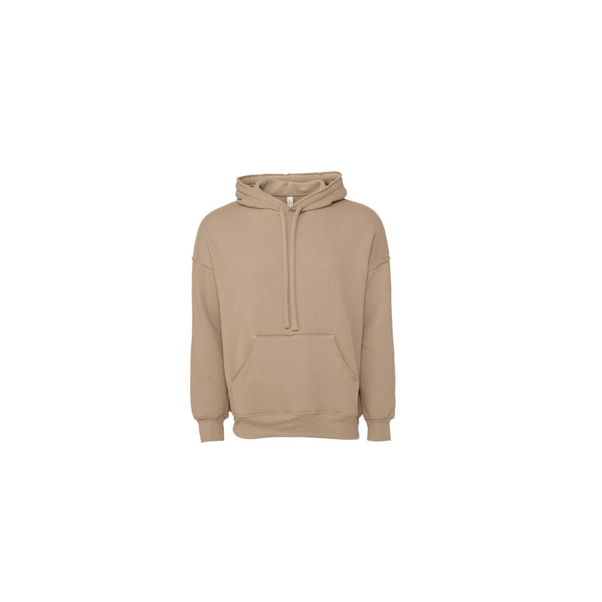 Kapuzenpullover Damen Tan L von Bella + Canvas