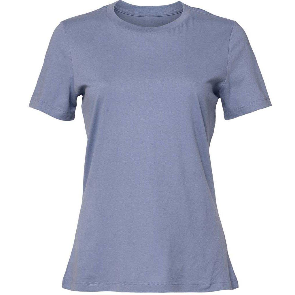 Relaxed Jersey Tshirt Damen Lavendel L von Bella + Canvas