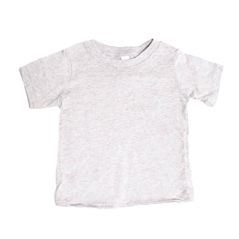 Runder Hals Tshirt Jungen Schiefergrau 80 von Bella + Canvas