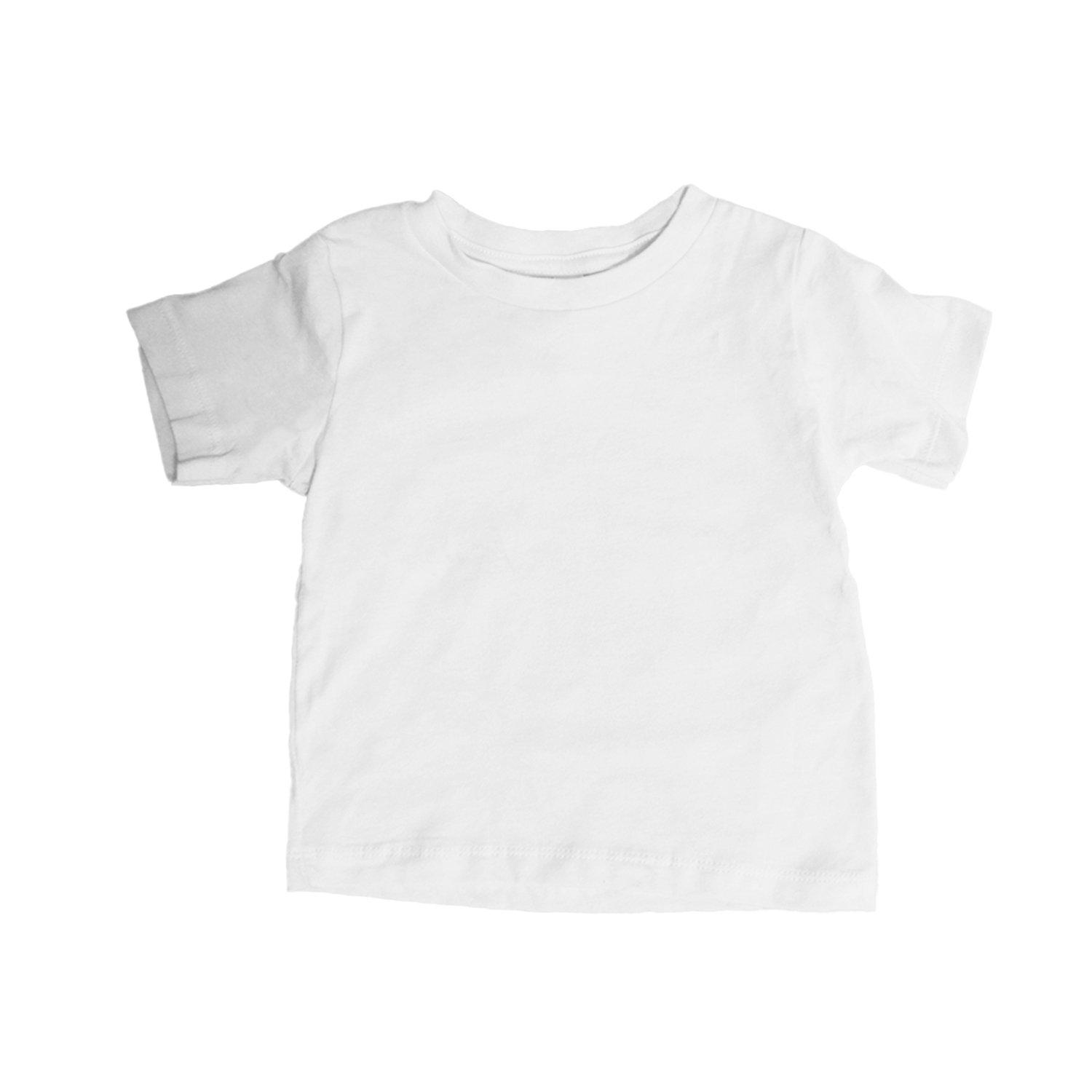 Runder Hals Tshirt Jungen Weiss 68 von Bella + Canvas