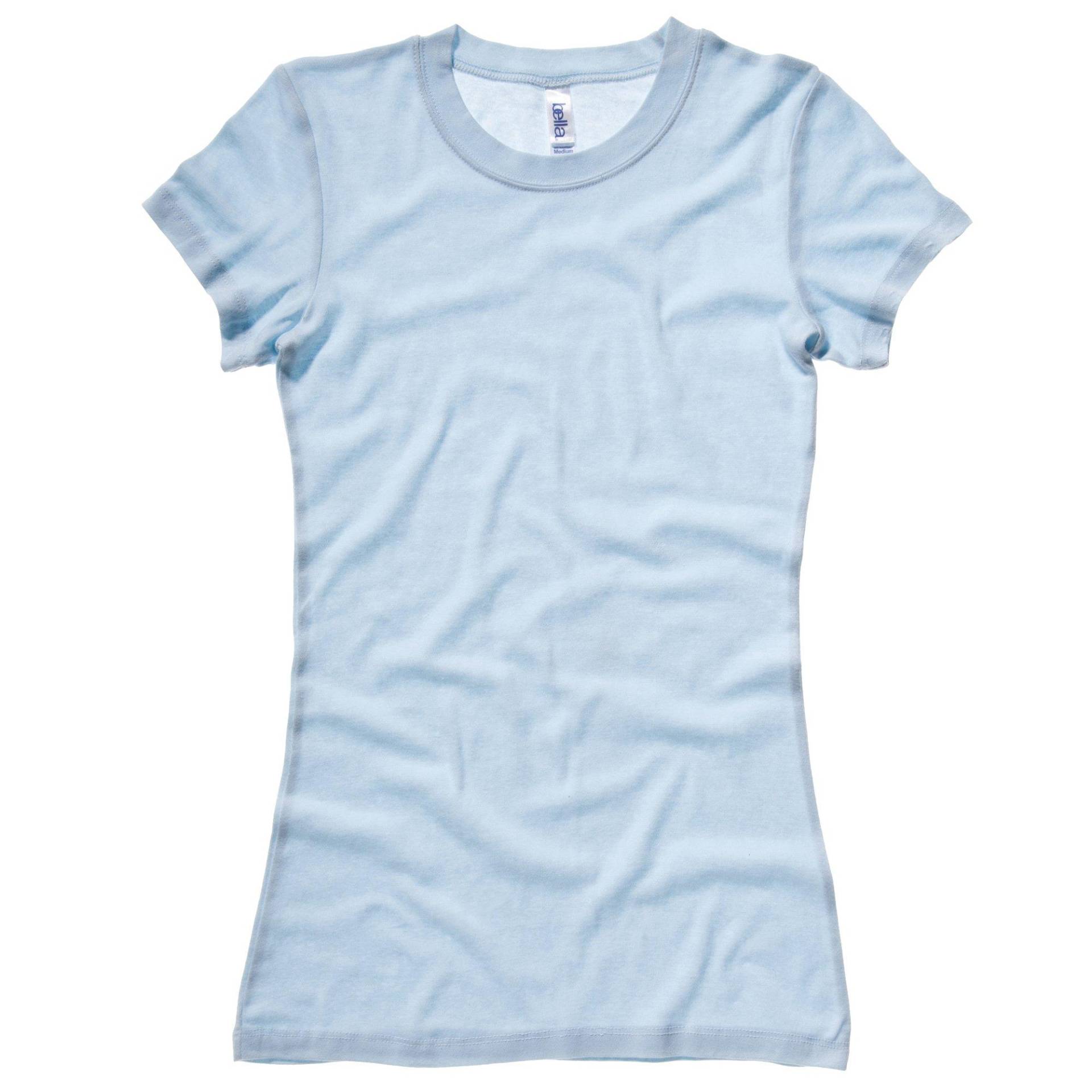 Tshirt, Kurzarm, Rundhalsausschnitt Damen Blau L von Bella + Canvas