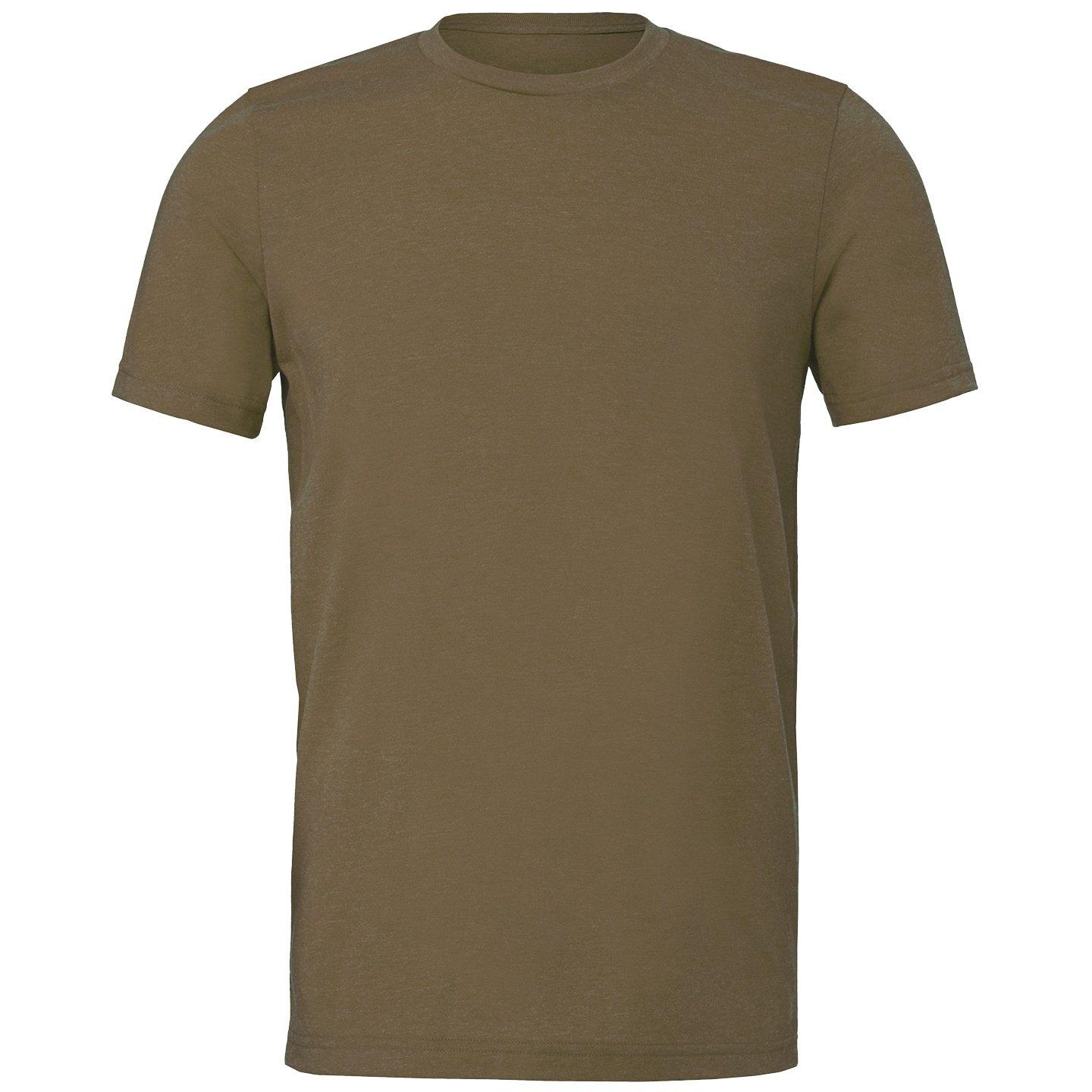 Tshirt Wildlederhaptik Damen Olivegrün S von Bella + Canvas