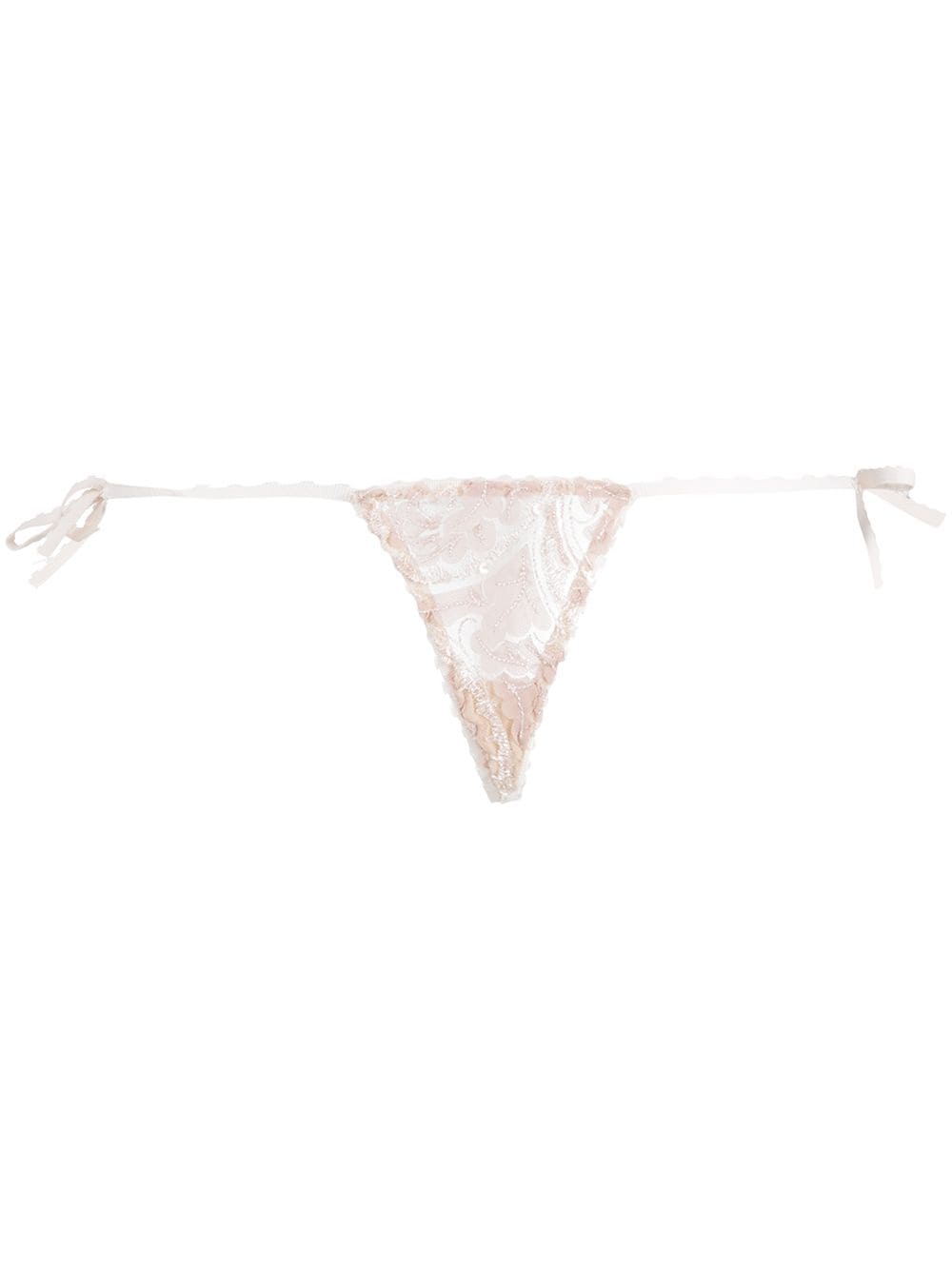 Belle Et Bon Bon Ophelia lace thong - Pink von Belle Et Bon Bon