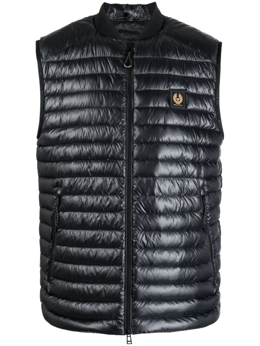 Belstaff Airframe logo-patch gilet - Black von Belstaff