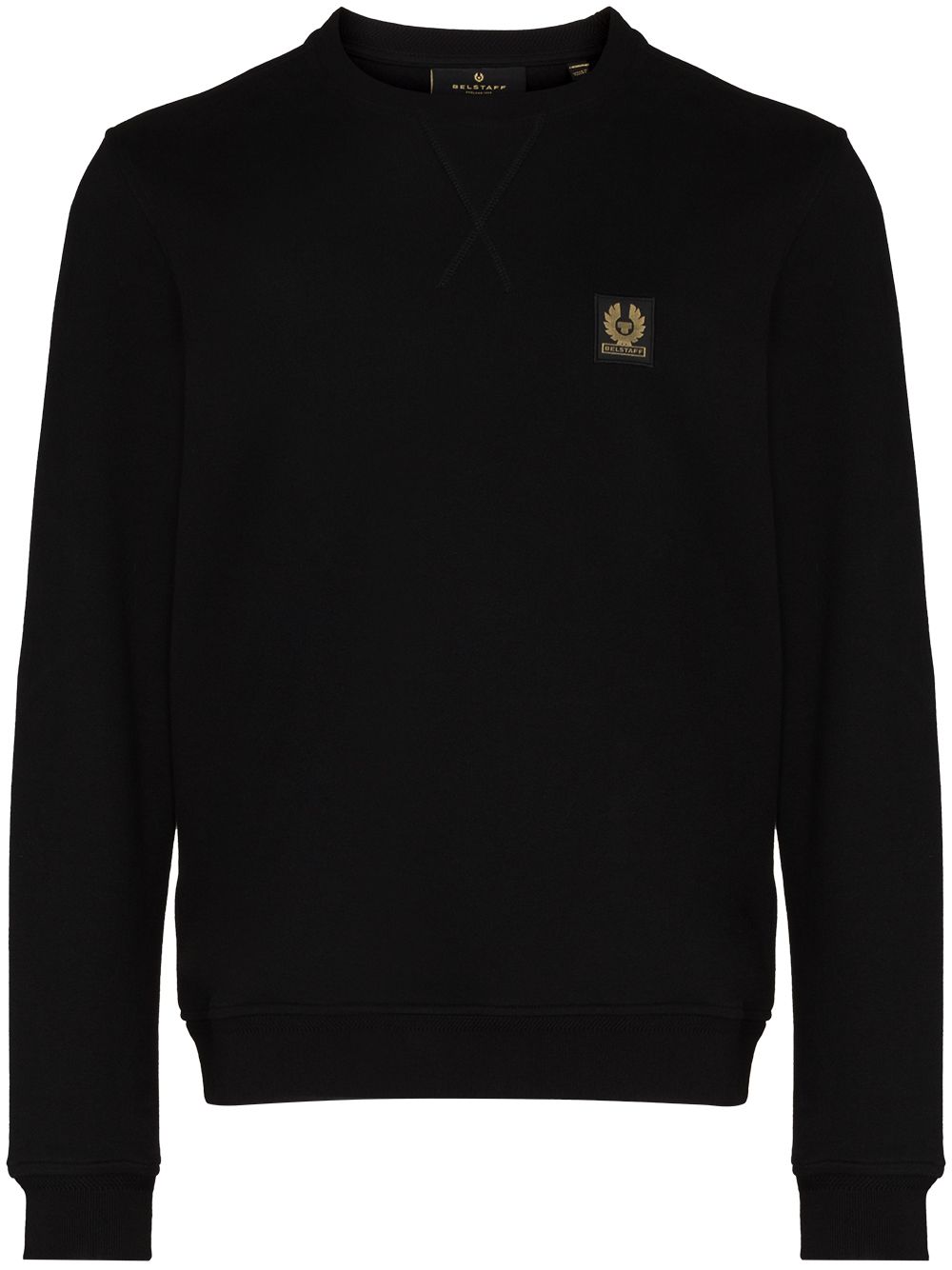 Belstaff logo-patch sweatshirt - Black von Belstaff