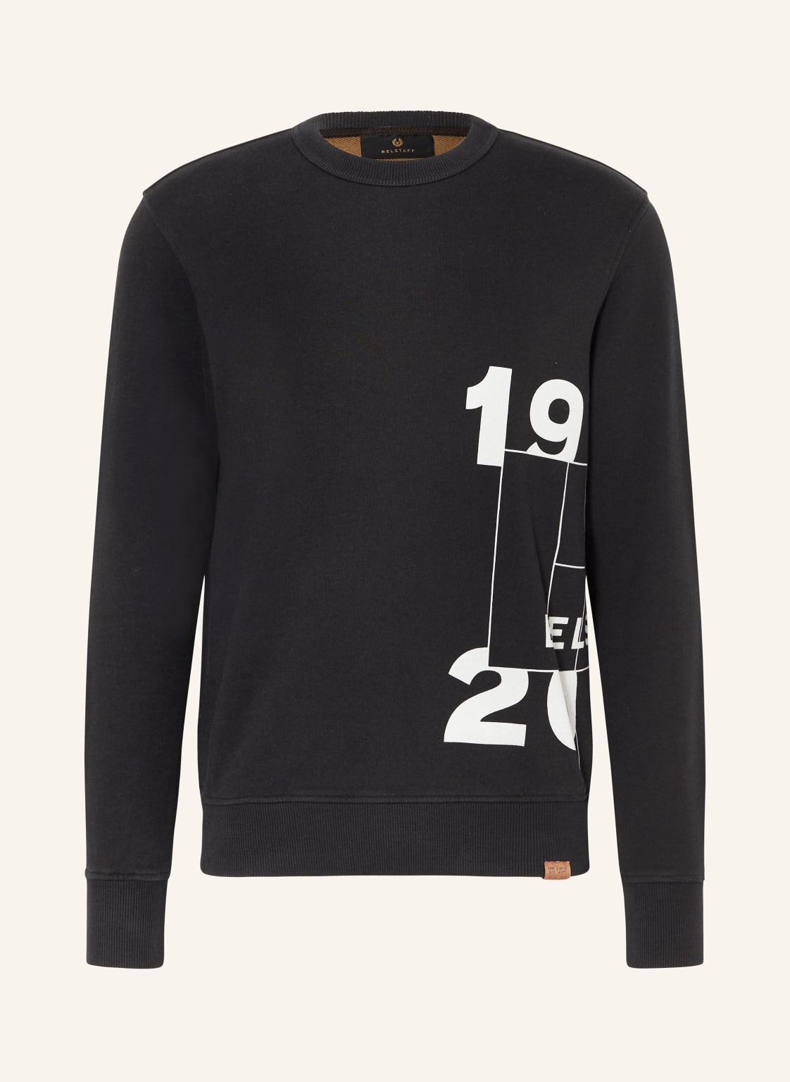 Belstaff Sweatshirt Centenary schwarz von Belstaff