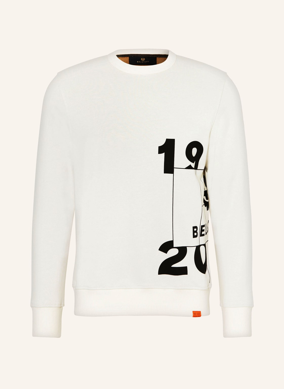 Belstaff Sweatshirt Centenary weiss von Belstaff