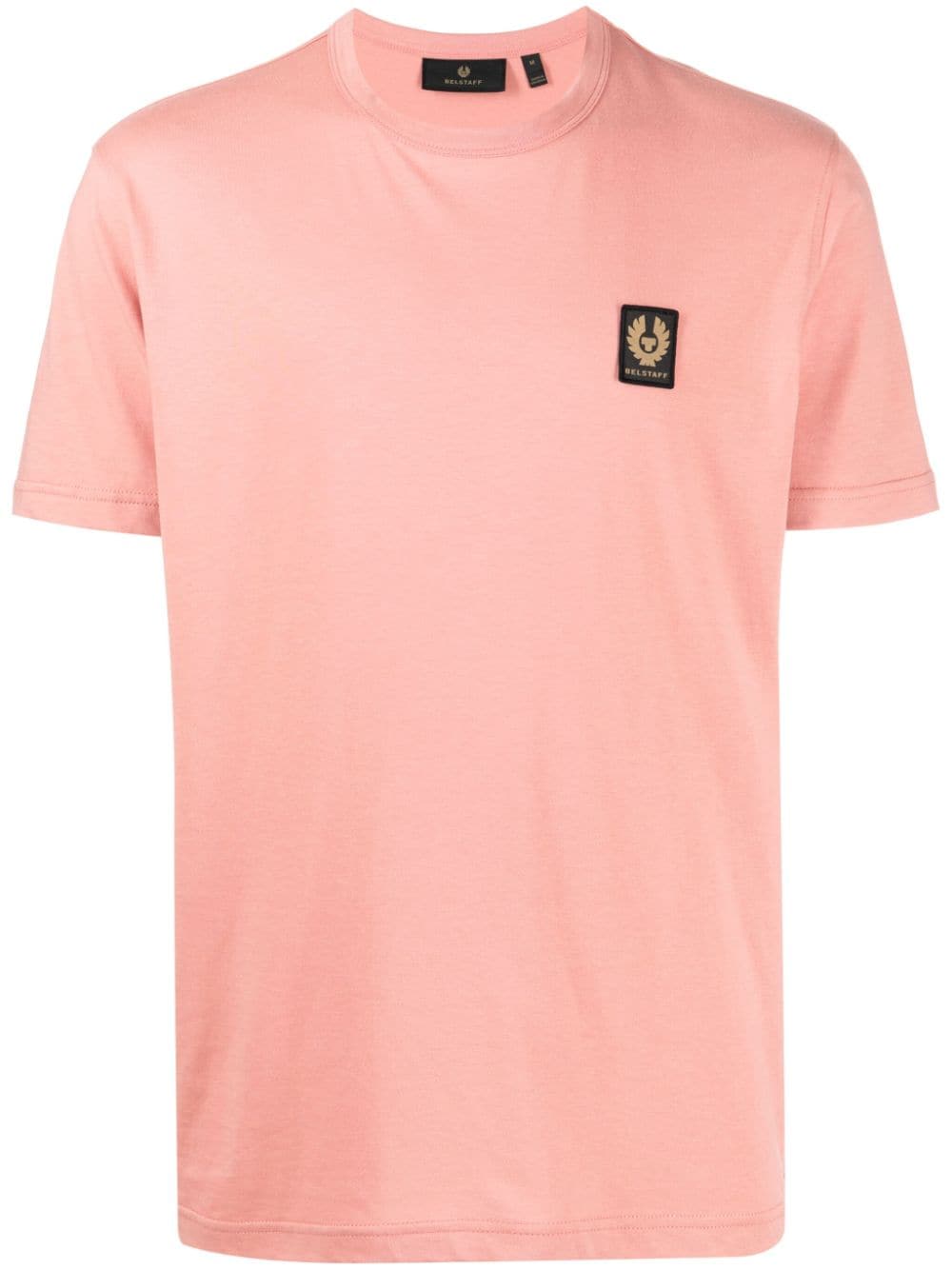 Belstaff logo-appliqué cotton T-shirt - Pink von Belstaff