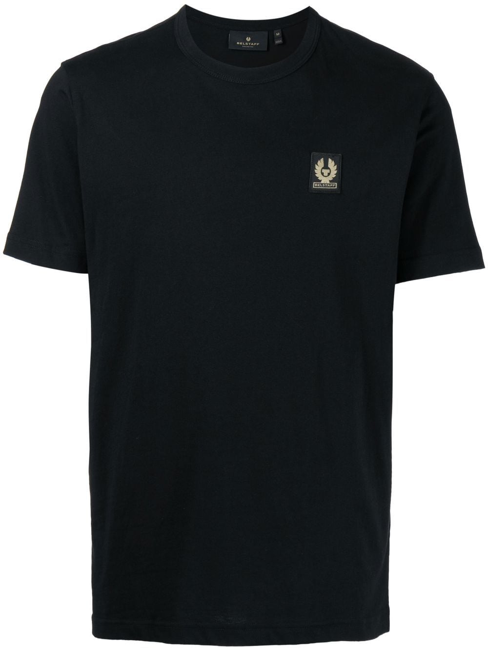 Belstaff logo-patch crew neck T-shirt - Black von Belstaff