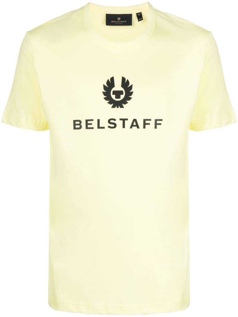 Belstaff logo-print cotton T-shirt - Yellow von Belstaff