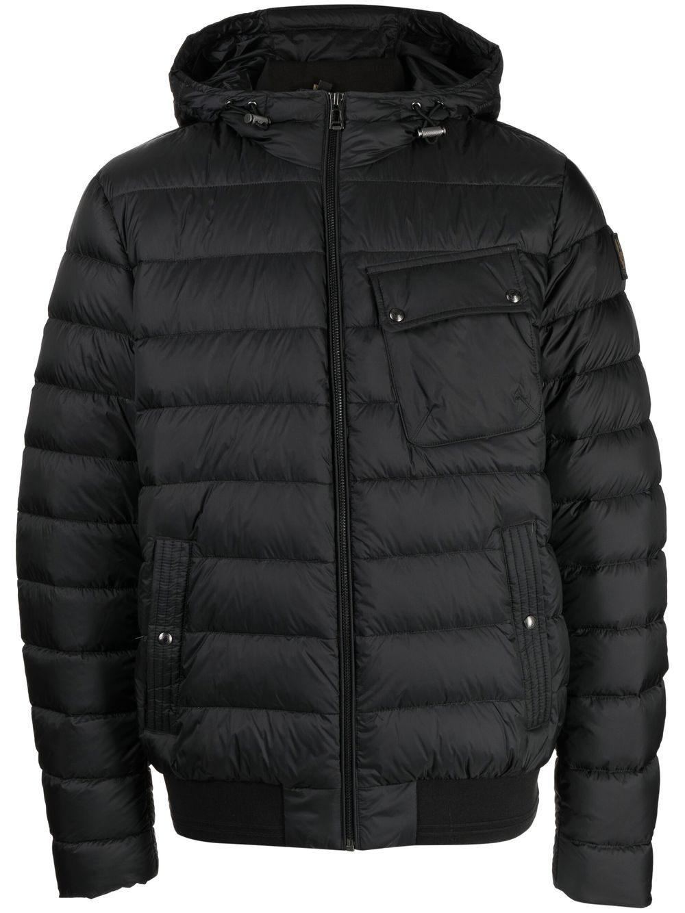 Belstaff zip-fastening padded hood jacket - Black von Belstaff
