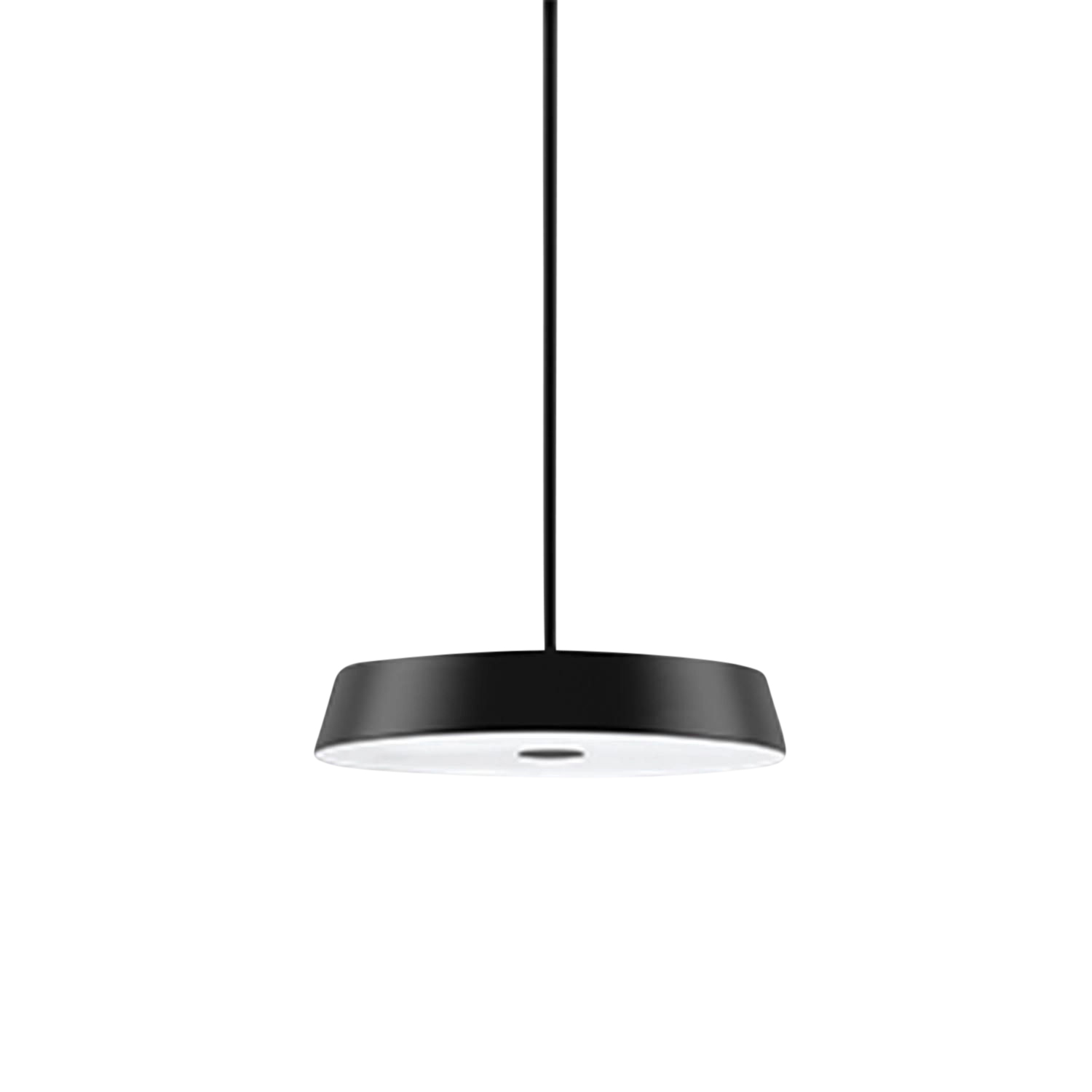 Koi Neo LED Pendelleuchte, Farbe schwarz, Lichtfarbe 4000 k - kühles, nüchternes arbeitslicht, Betriebsart on/off, bauseits, Länge 1 m von Belux