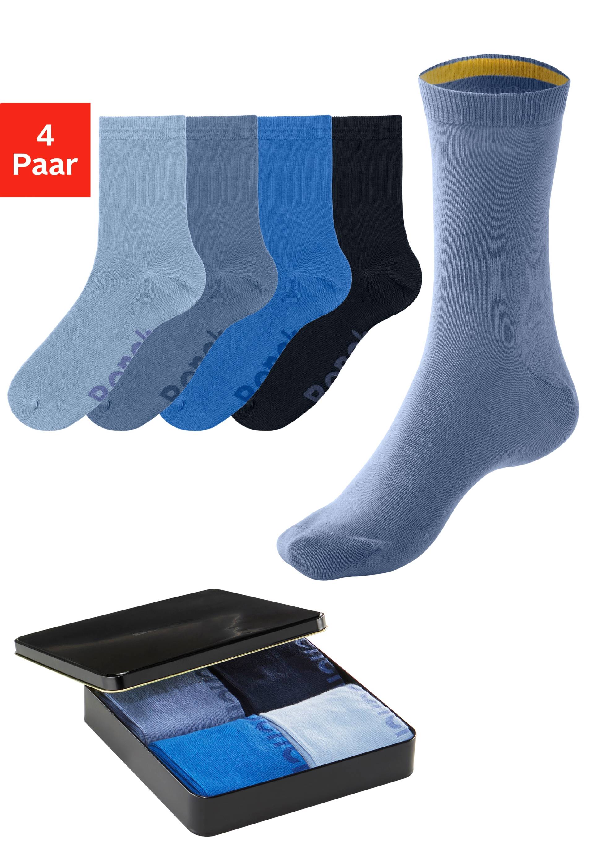 Bench. Basicsocken, (Dose, 4 Paar) von Bench.