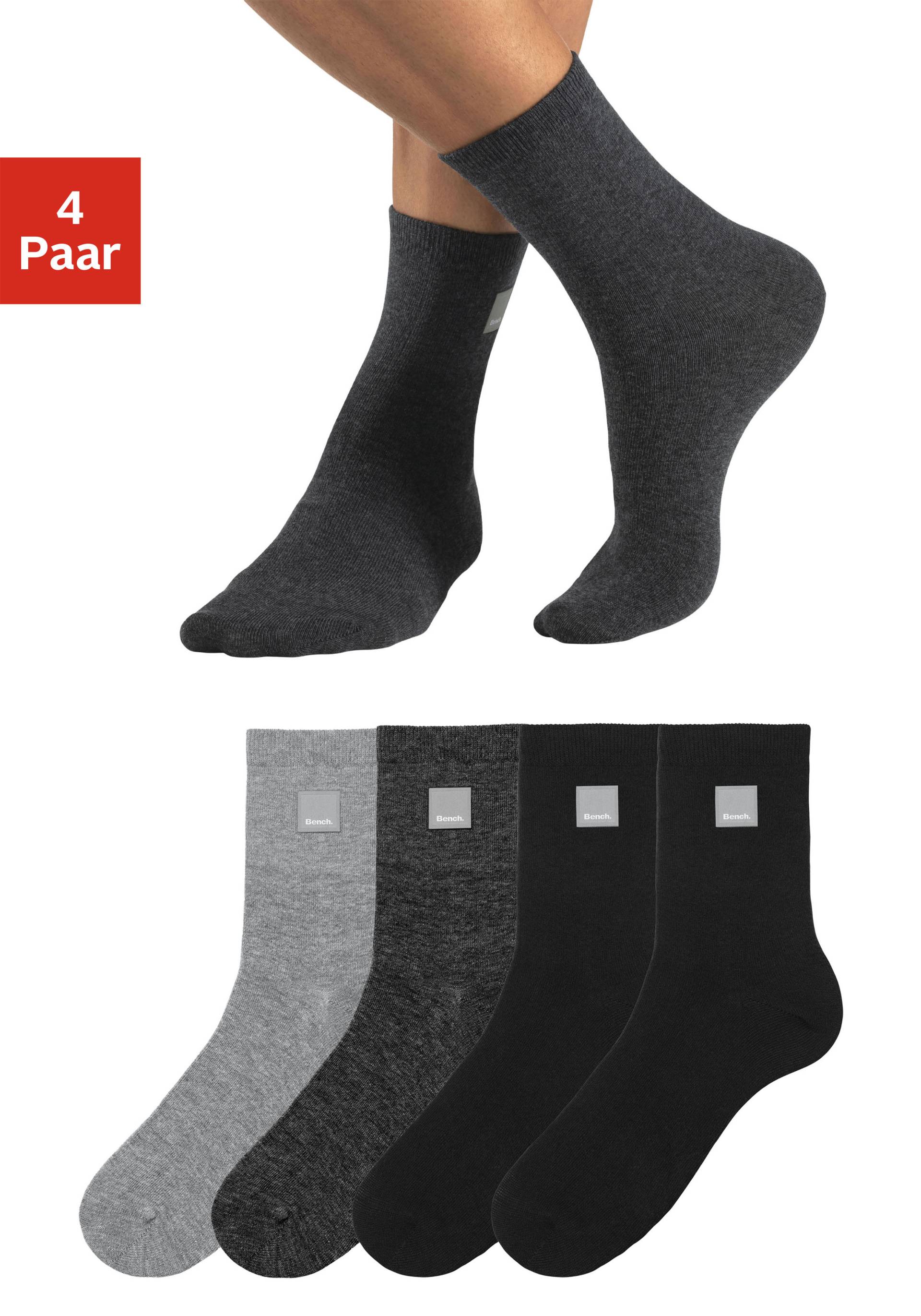 Bench. Basicsocken, (Packung, 4 Paar) von Bench.