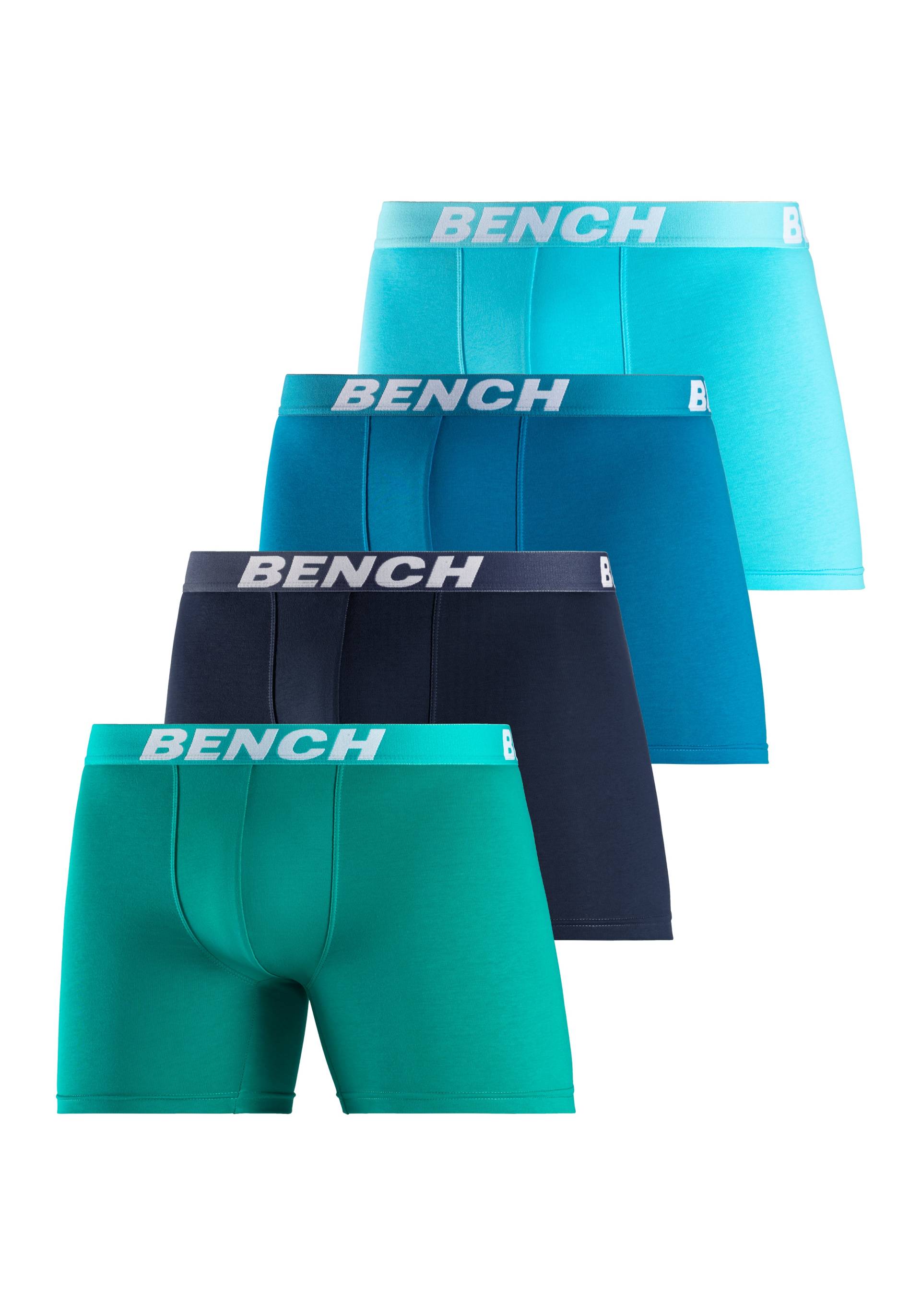 Bench. Boxer »Boxershorts für Herren«, (Packung, 4 St.), mit längerer Beinform aus Baumwollmischung von Bench.