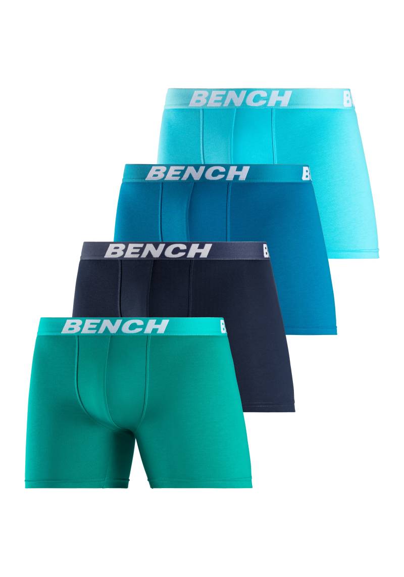 Bench. Boxer »Boxershorts für Herren«, (Packung, 4 St.), mit längerer Beinform aus Baumwollmischung von Bench.