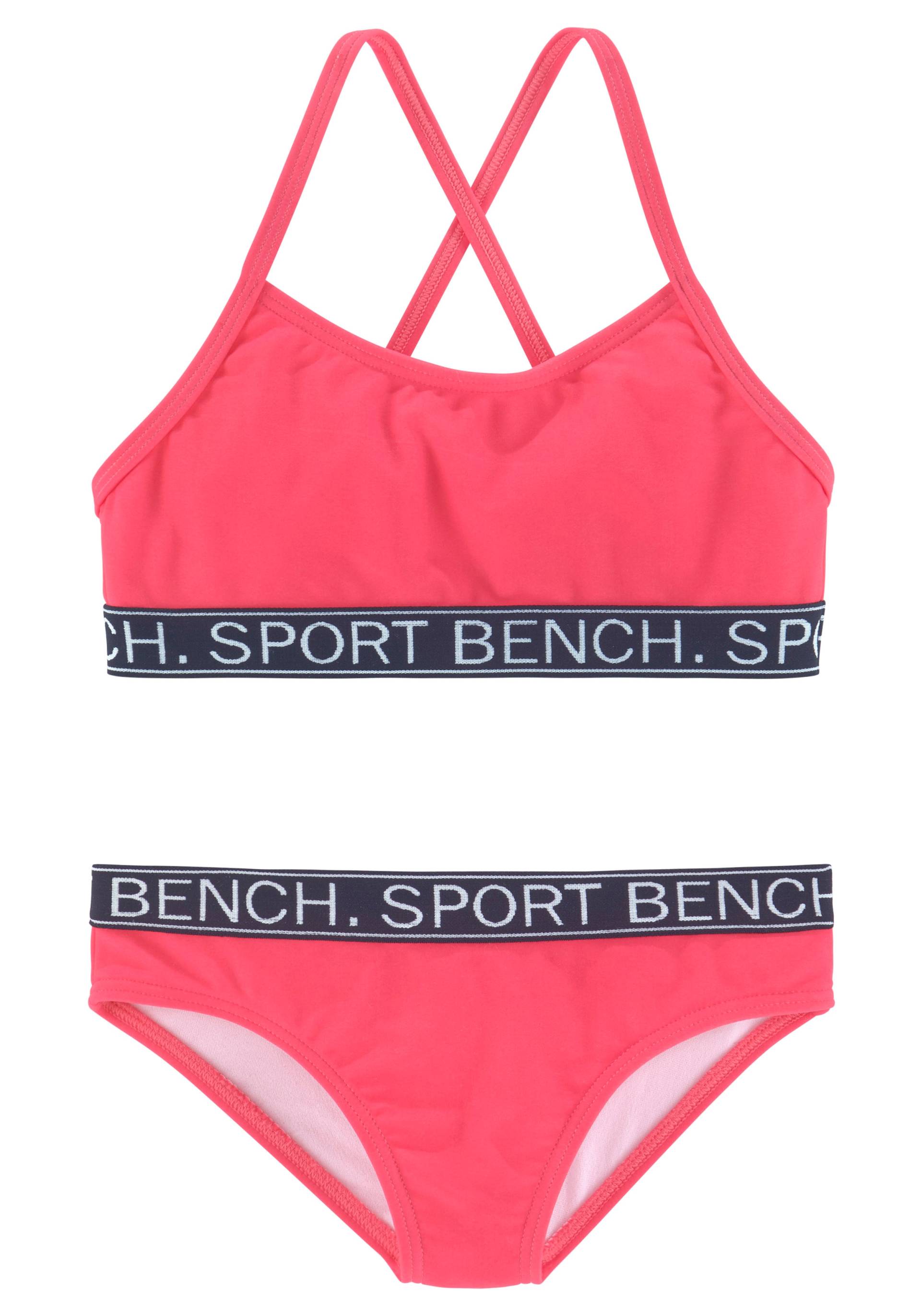 Bench. Bustier-Bikini »Yva Kids«, in sportlichem Design und Farben von Bench.