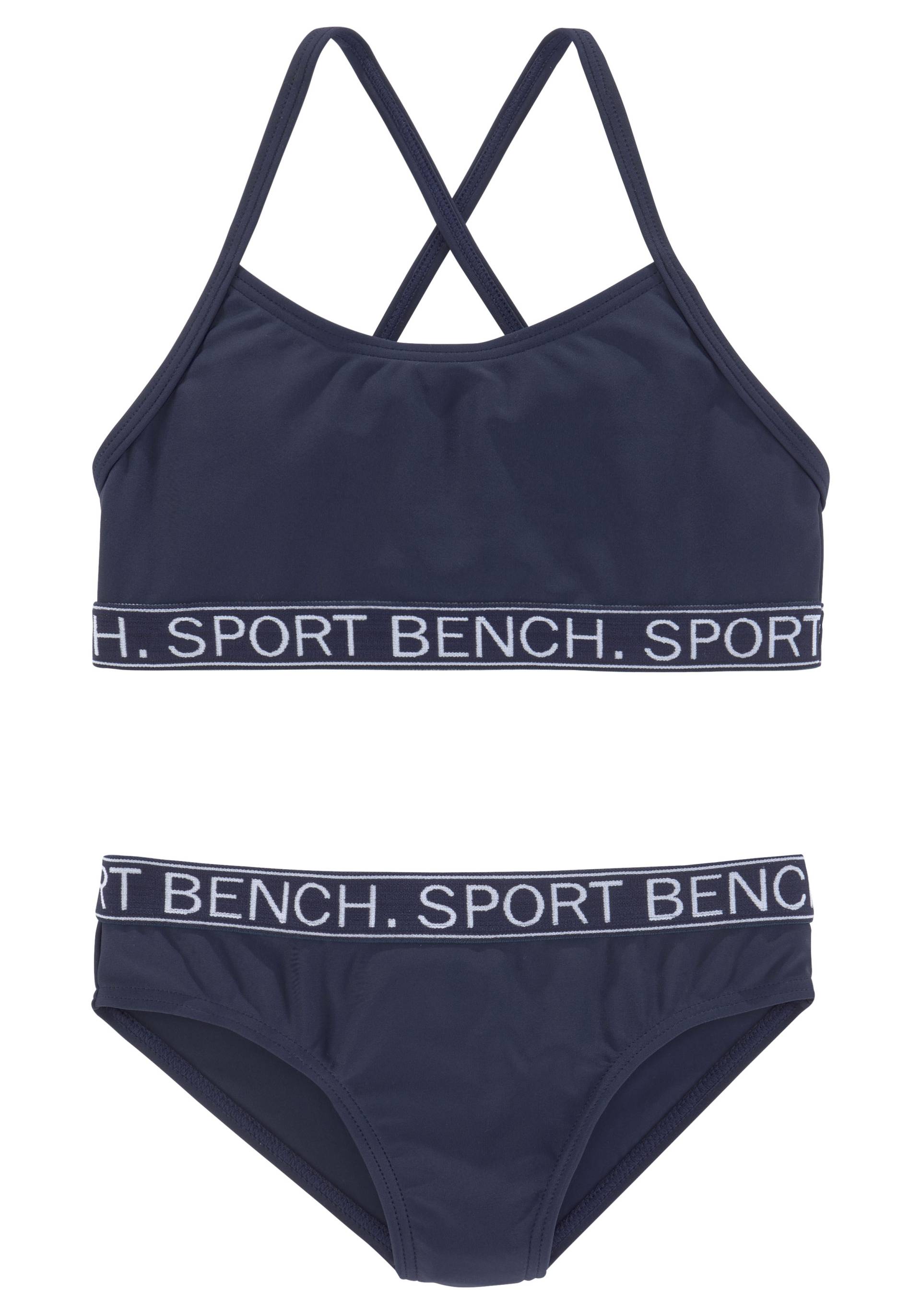 Bench. Bustier-Bikini »Yva Kids«, in sportlichem Design und Farben von Bench.