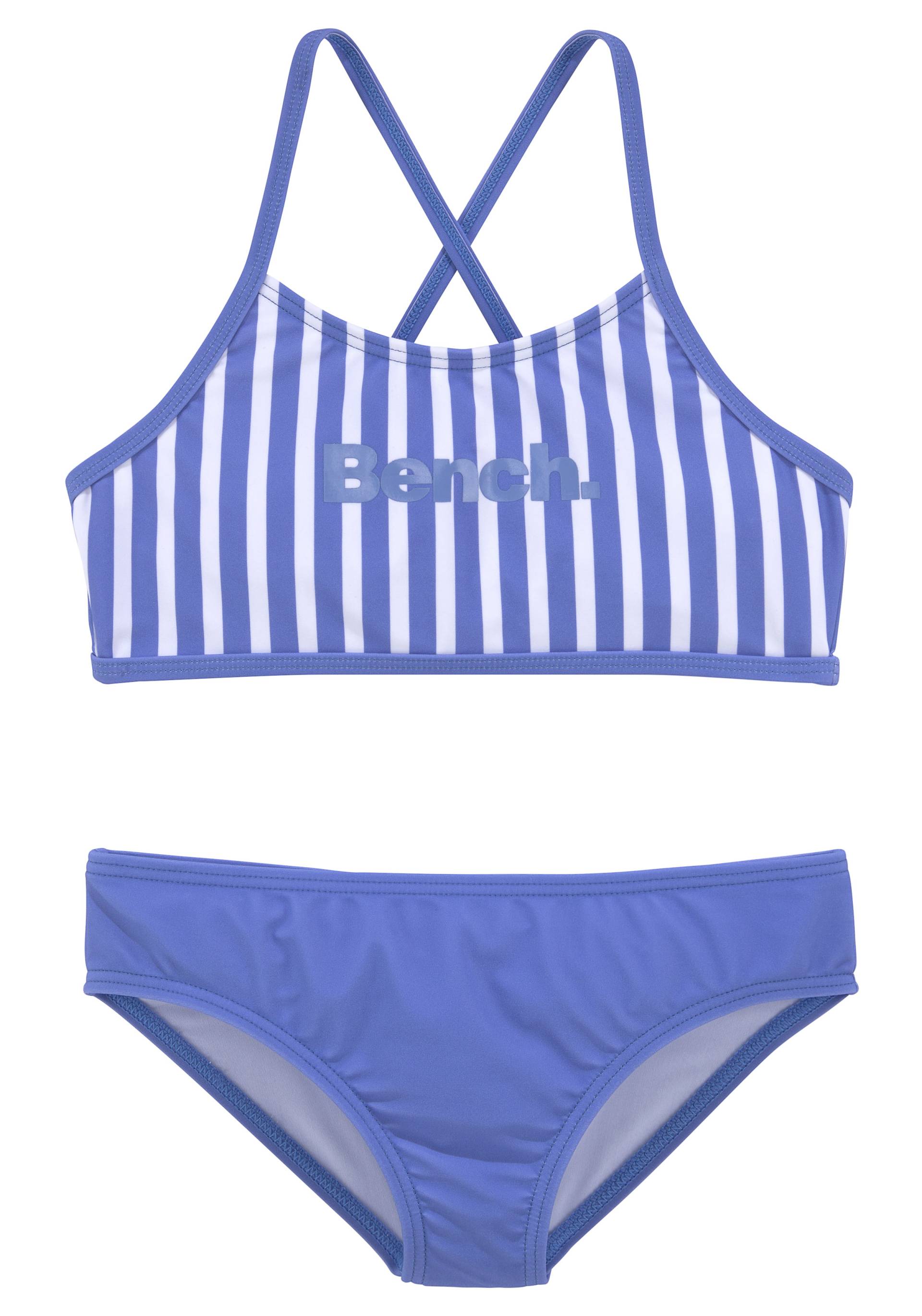 Bench. Bustier-Bikini, mit trendigen Streifen Bench. Bustier-Bikini, mit trendigen Streifen von Bench.