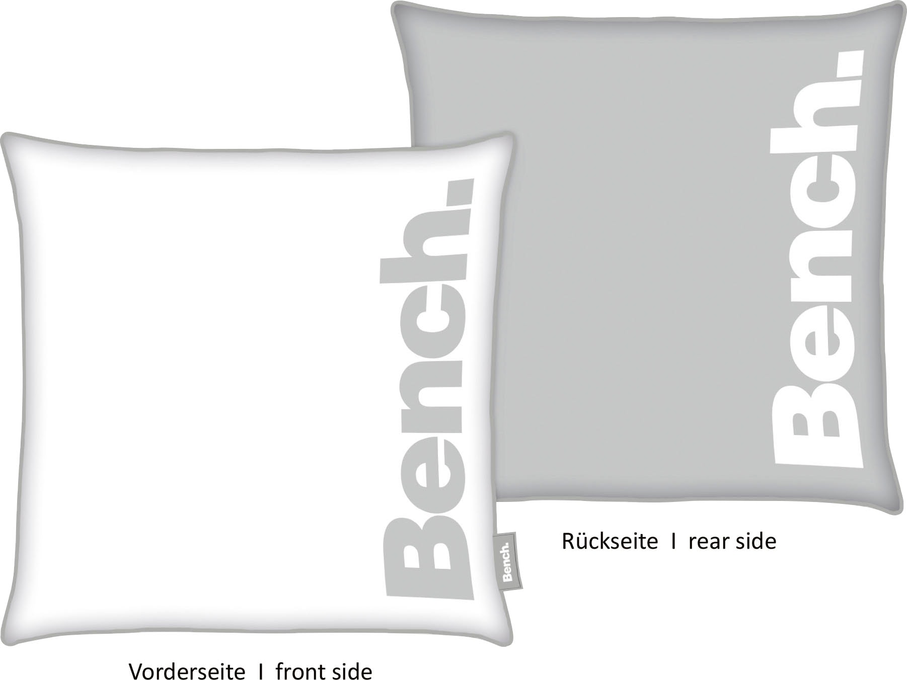 Bench. Dekokissen »Bench«, Kissenhülle mit Wendemotiv und Rundum-Paspel von Bench.