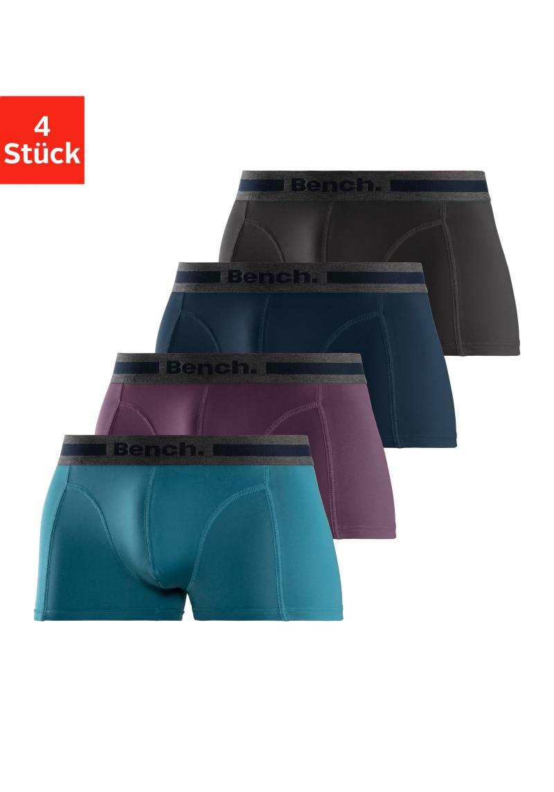 Bench. Funktionsboxer »Boxershorts für Herren«, (Packung, 4 St.), Unterhosen aus Microfaser von Bench.