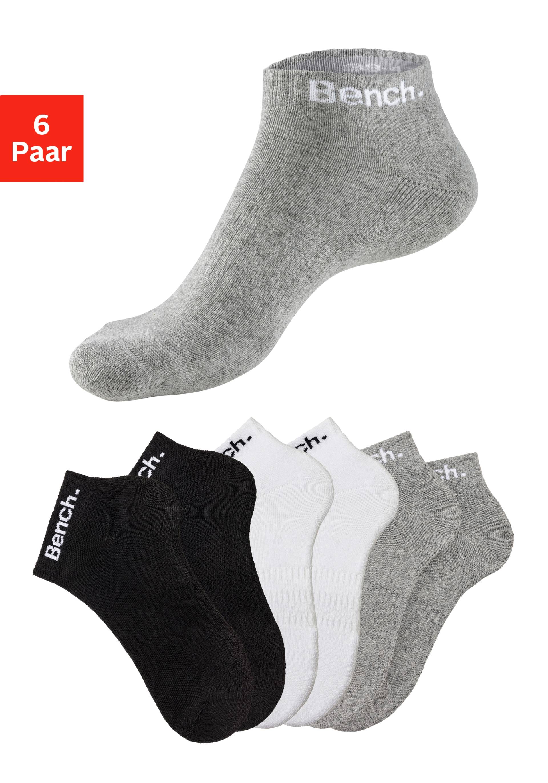 Bench. Sportsocken, Tennis Kurzsocken mit Halbfussfrottee von Bench.