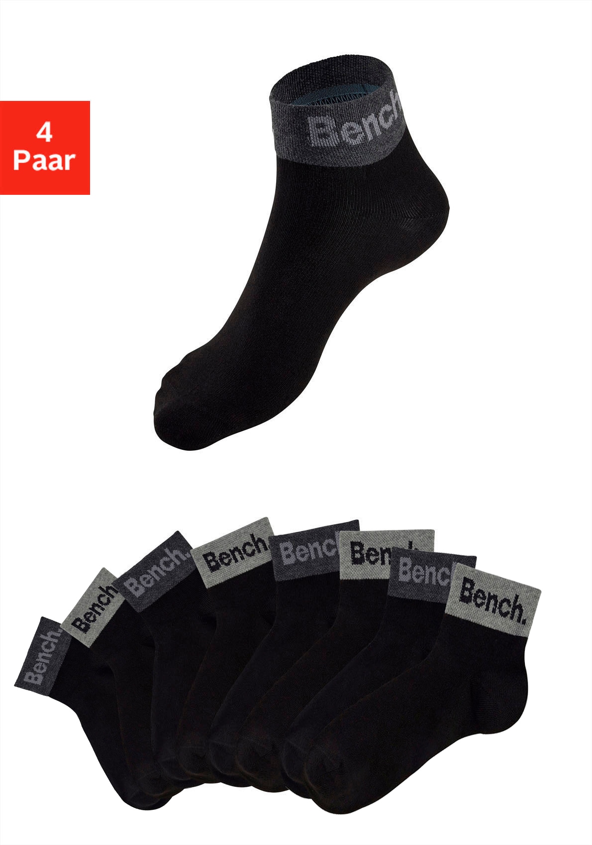 Bench. Kurzsocken, (Set, 8 Paar) von Bench.