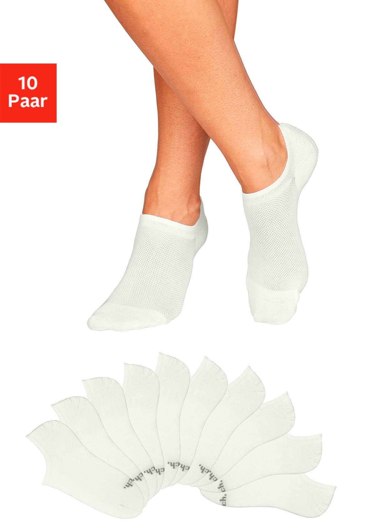 Bench. Sneakersocken, (Set, 10 Paar) von Bench.