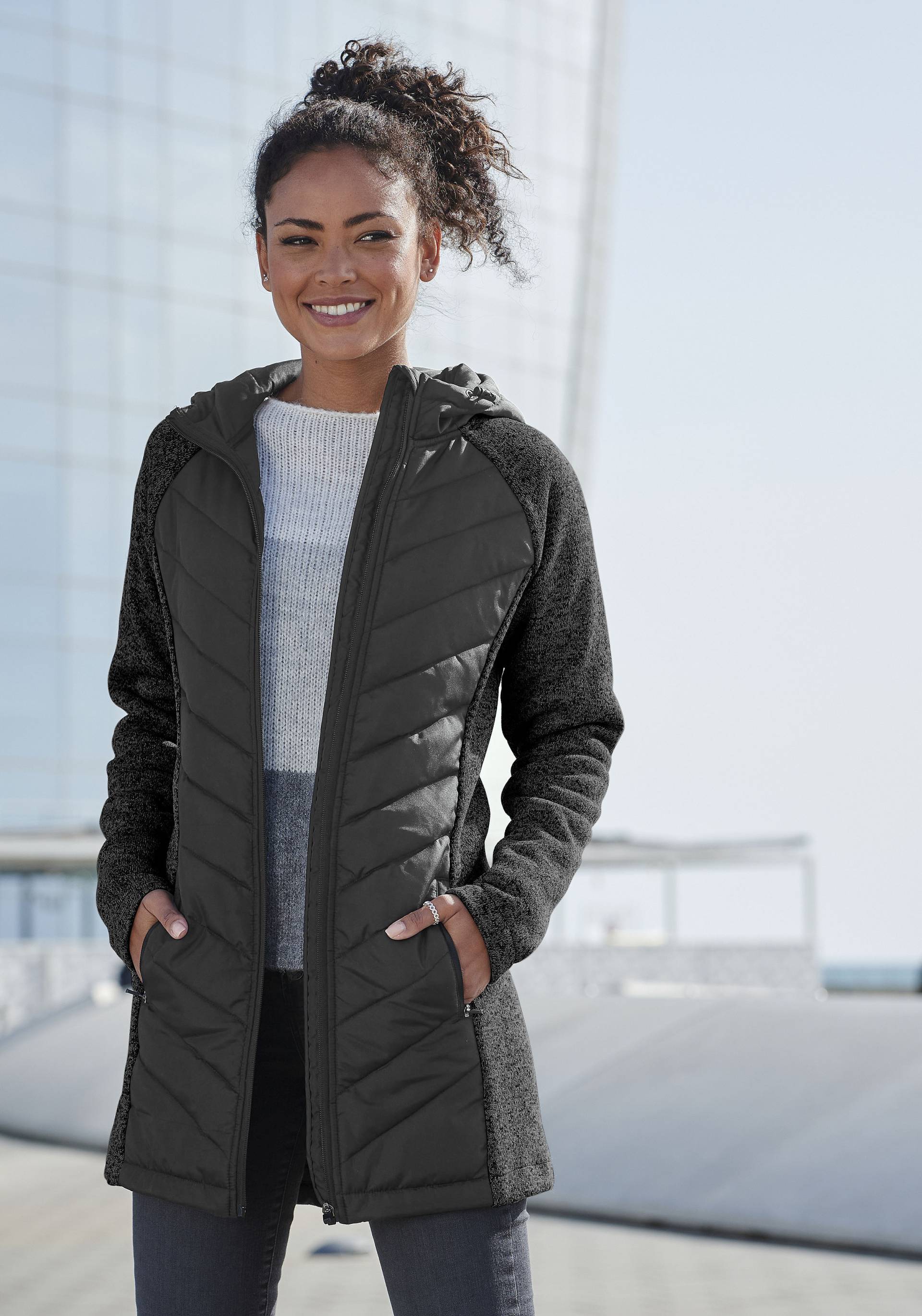 Vivance Steppjacke, mit Kapuze von Vivance