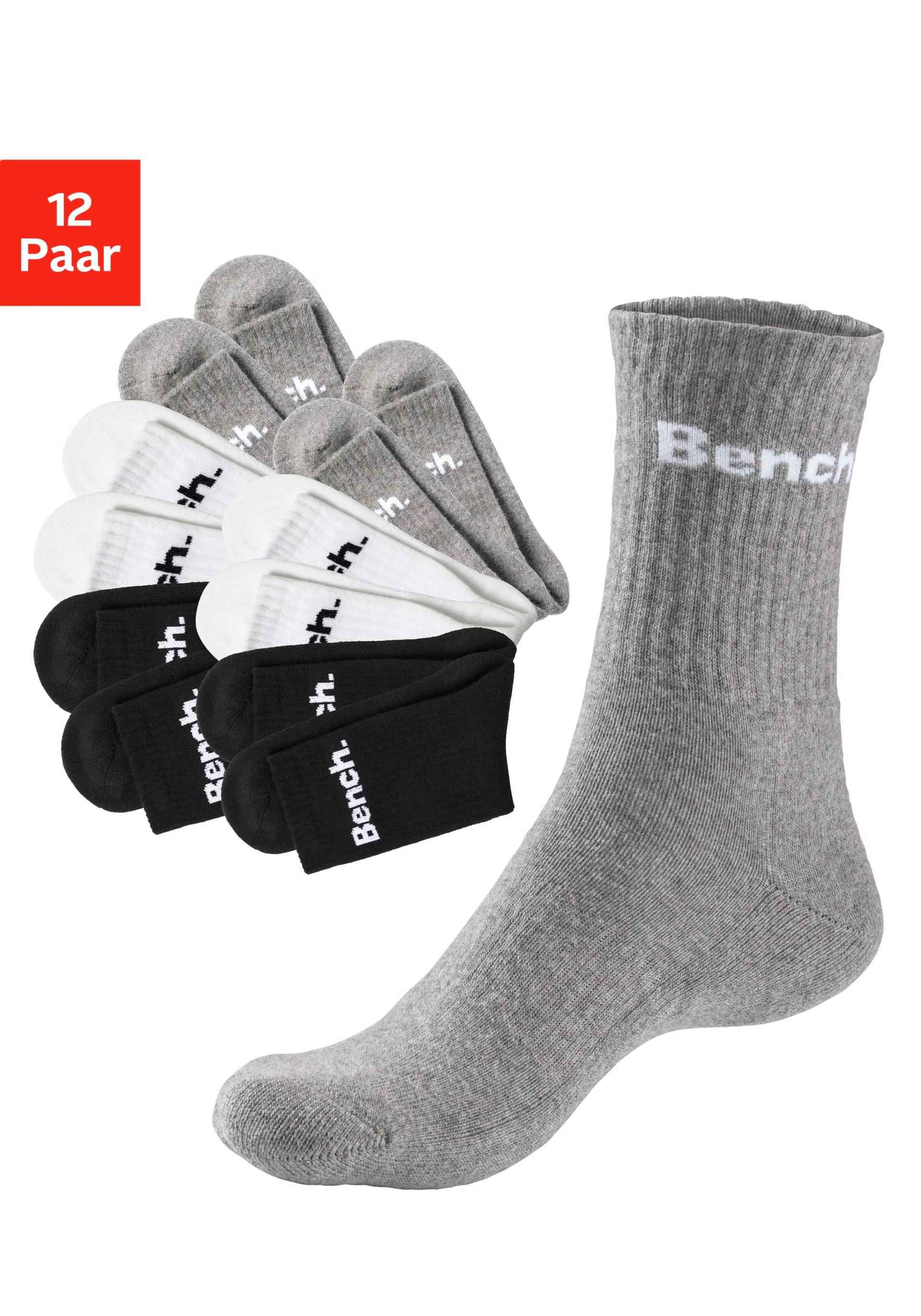 Bench. Tennissocken, (Set, 12 Paar) von Bench.