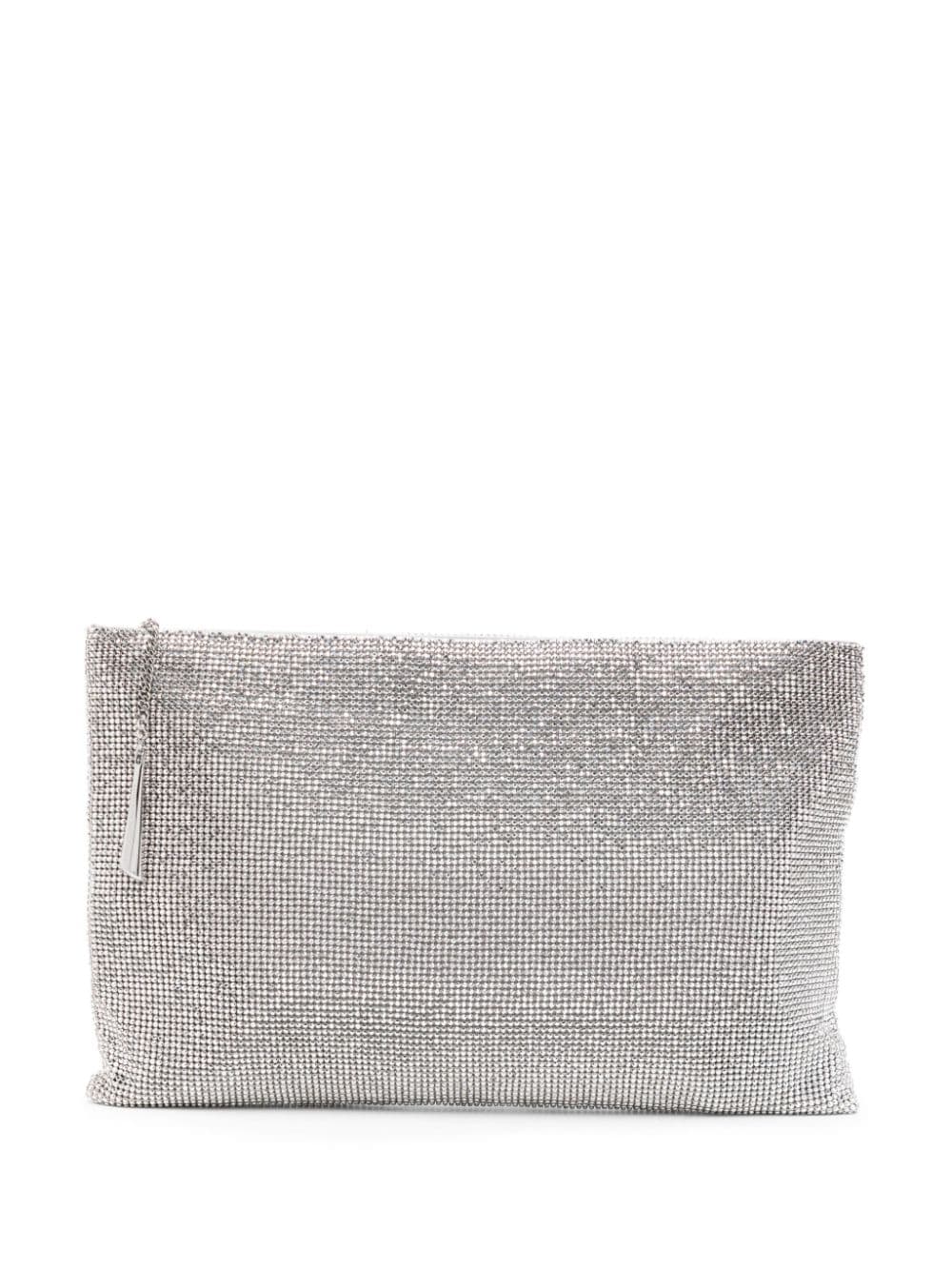 Benedetta Bruzziches La Luisa rhinestoned clutch bag - Silver von Benedetta Bruzziches