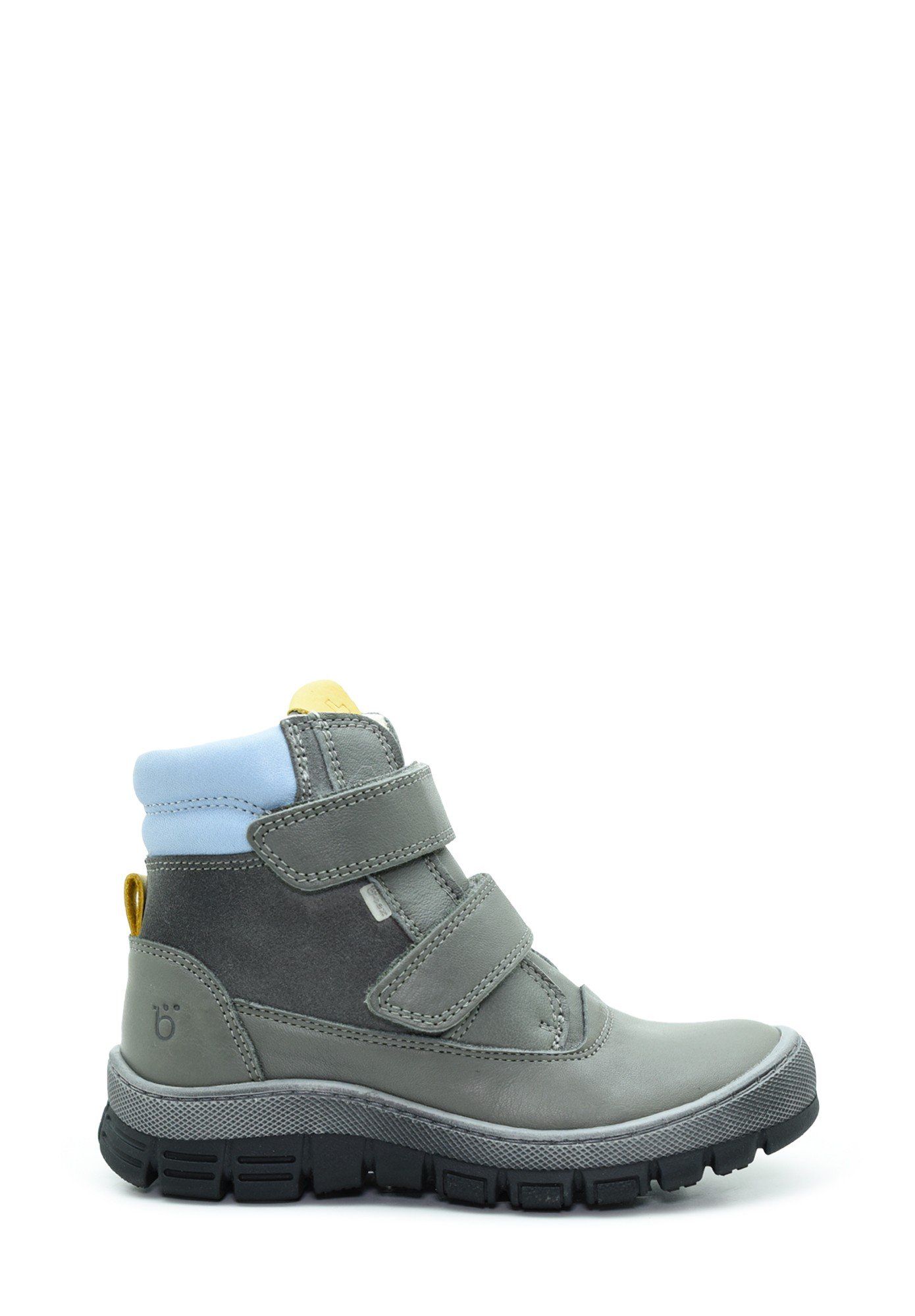 Benjie Arosa velcro Fourrée TEX Enfant Anthracite Jaune-34 34 von Benjie