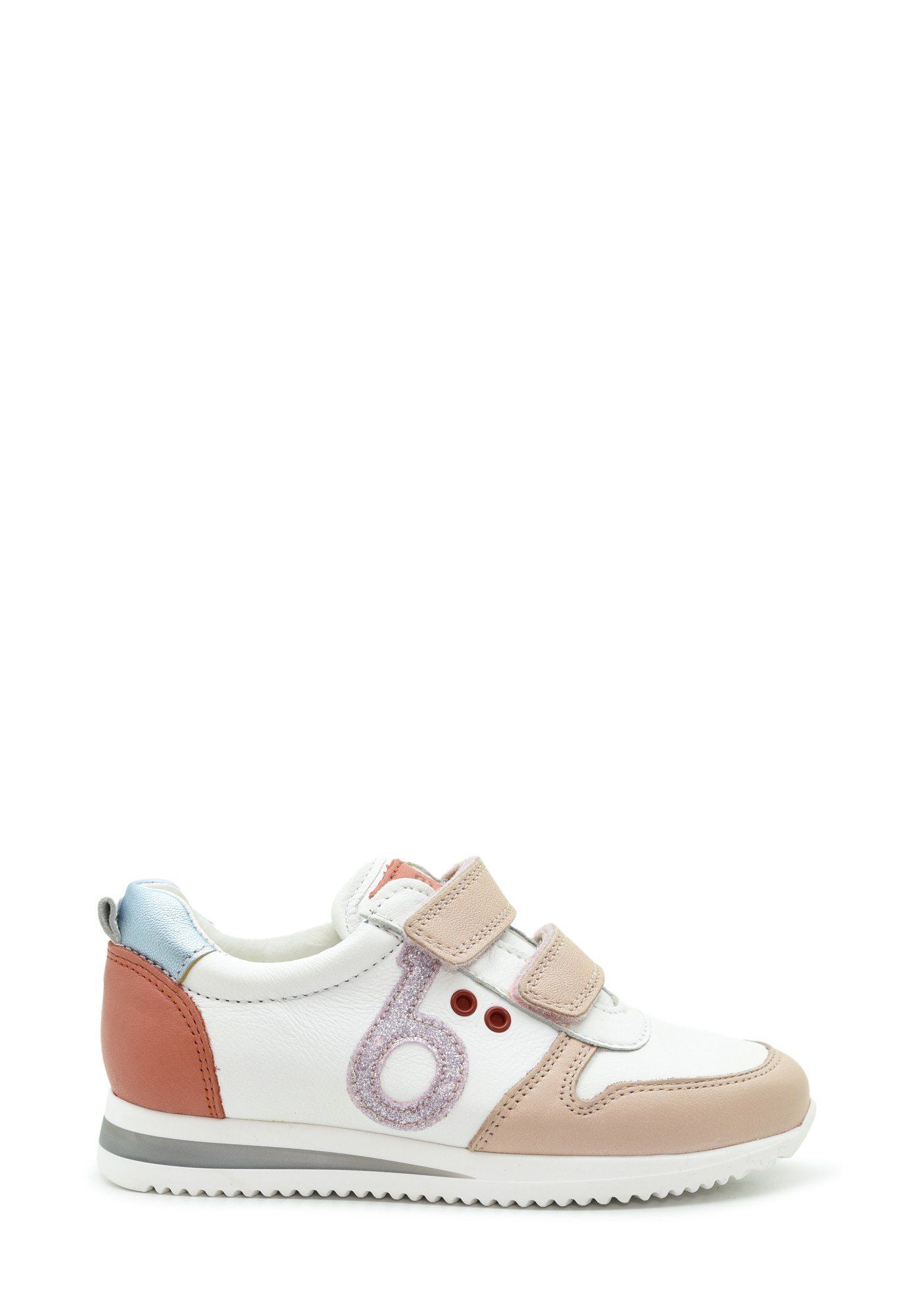 Benjie Ness logo velcro  Enfant Blanc Rose-30 30 von Benjie