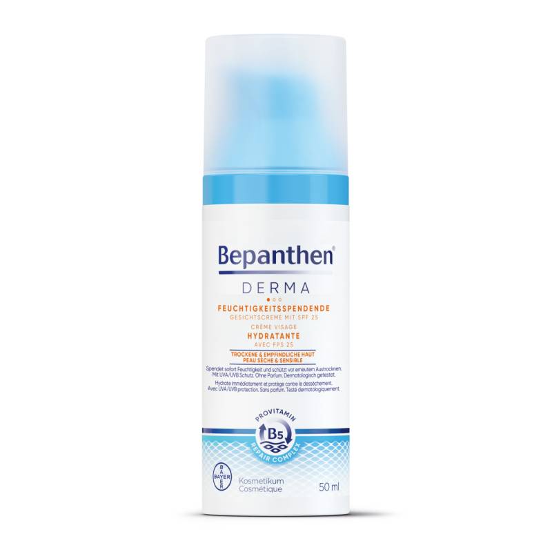 Bepanthen DERMA - Feuchtigkeitsspendende Gesichtscreme SPF 25 von Bepanthen DERMA