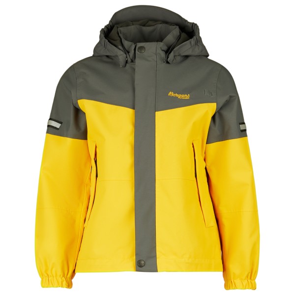 Bergans - Kid's Lilletind Jacket - Regenjacke Gr 104 gelb von Bergans