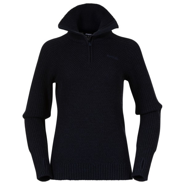 Bergans - Ulriken Lady Jumper - Merinopullover Gr S schwarz von Bergans