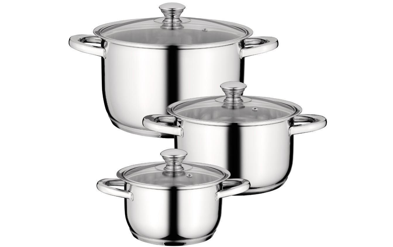 BergHOFF Kochtopf »Kochtopf-Set Gourmet 6-teilig«, Edelstahl von Berghoff