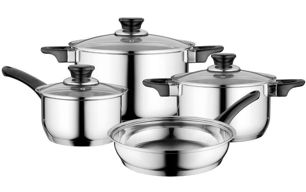 BergHOFF Topf-Set »Gourmet«, Edelstahl 18/10, (Set, 7 tlg.) von Berghoff